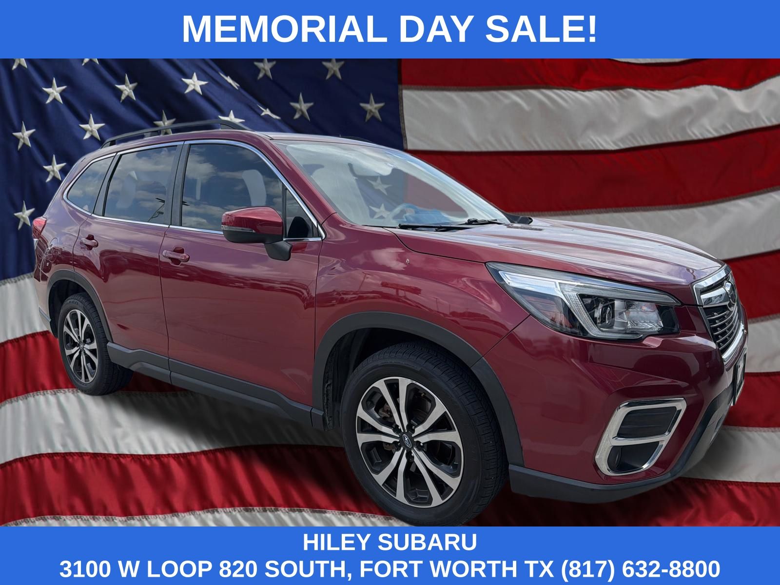 Crimson Red Pearl 2019 Subaru Forester 2.5i Limited AWD SUV / Crossover All-Wheel Drive Continuously Variable Transmission