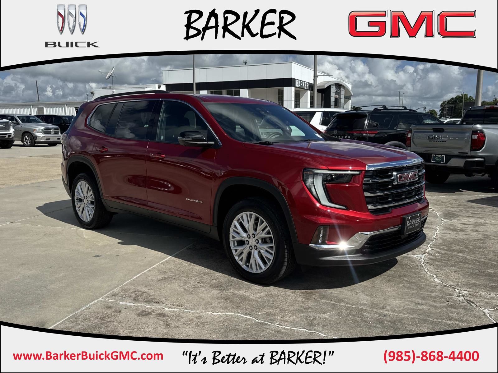 Volcanic Red Tintcoat 2025 GMC Acadia Elevation AWD SUV / Crossover Four-Wheel Drive 8-Speed Automatic