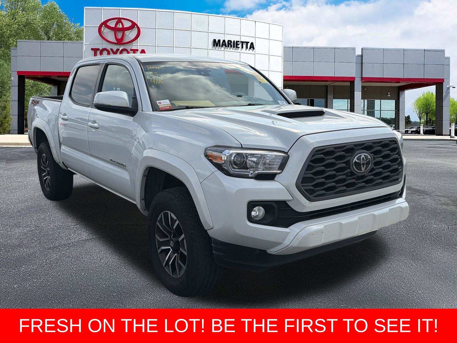 Pearl 2022 Toyota Tacoma Pickup Truck Four-Wheel Drive 6-Speed Manual
