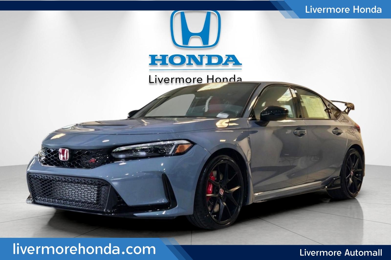 Sonic Gray Pearl 2026 Honda Civic Type R Hatchback Front-Wheel Drive 6-Speed Manual