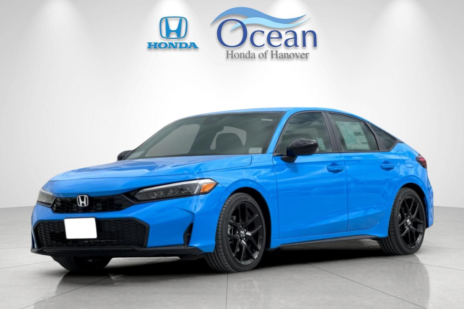 Boost Blue Pearl 2026 Honda Civic Hatchback Hatchback Front-Wheel Drive Continuously Variable Transmission