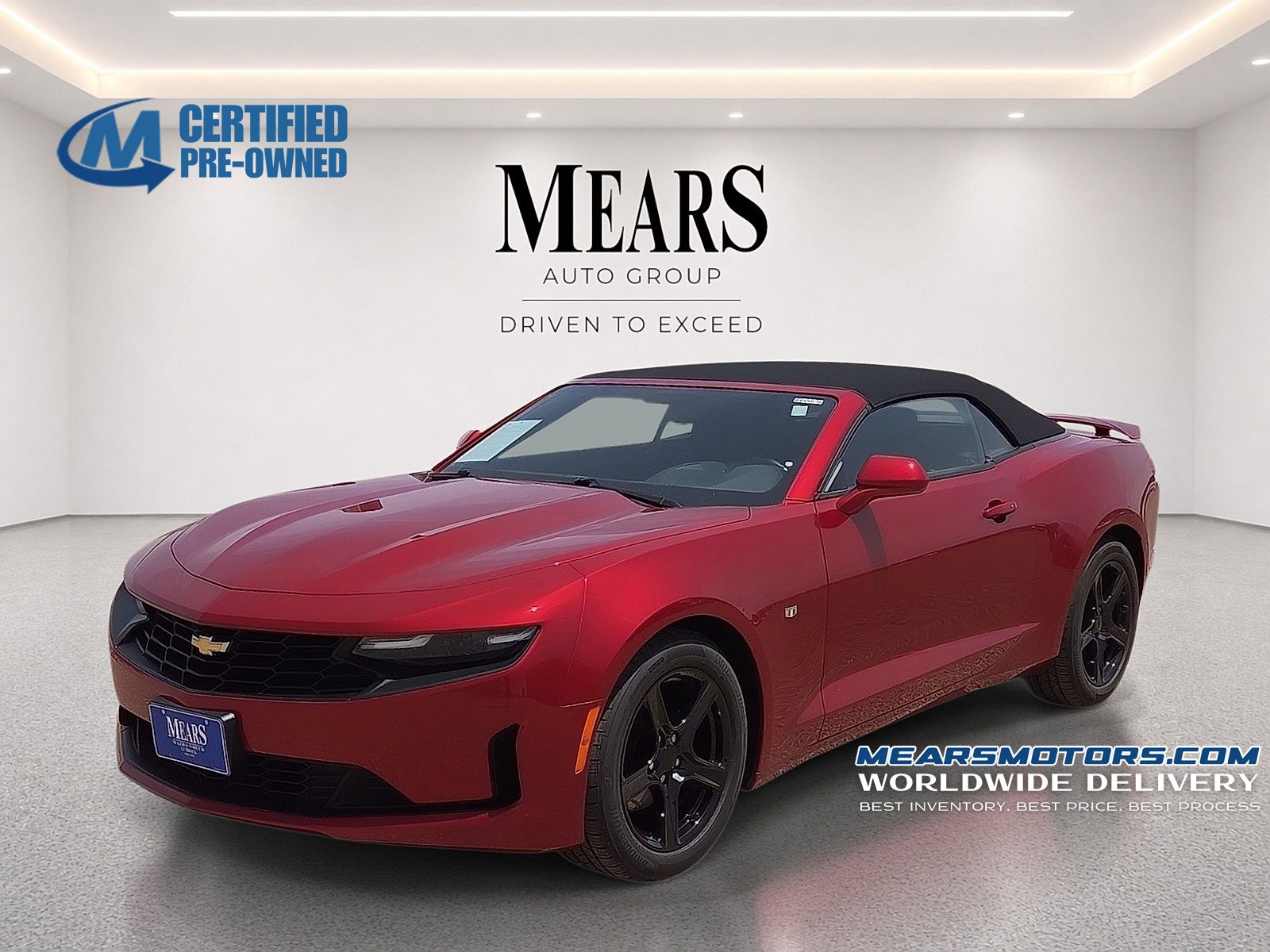Radiant Red Tintcoat 2023 Chevrolet Camaro Convertible Rear-Wheel Drive Automatic