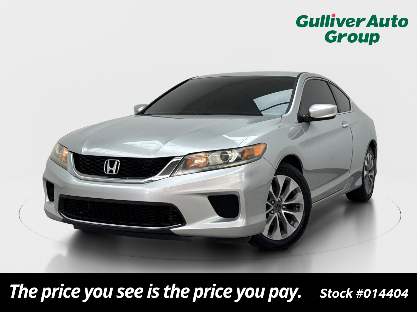 Alabaster Silver Metallic 2014 Honda Accord Coupe Coupe Front-Wheel Drive Continuously Variable Transmission