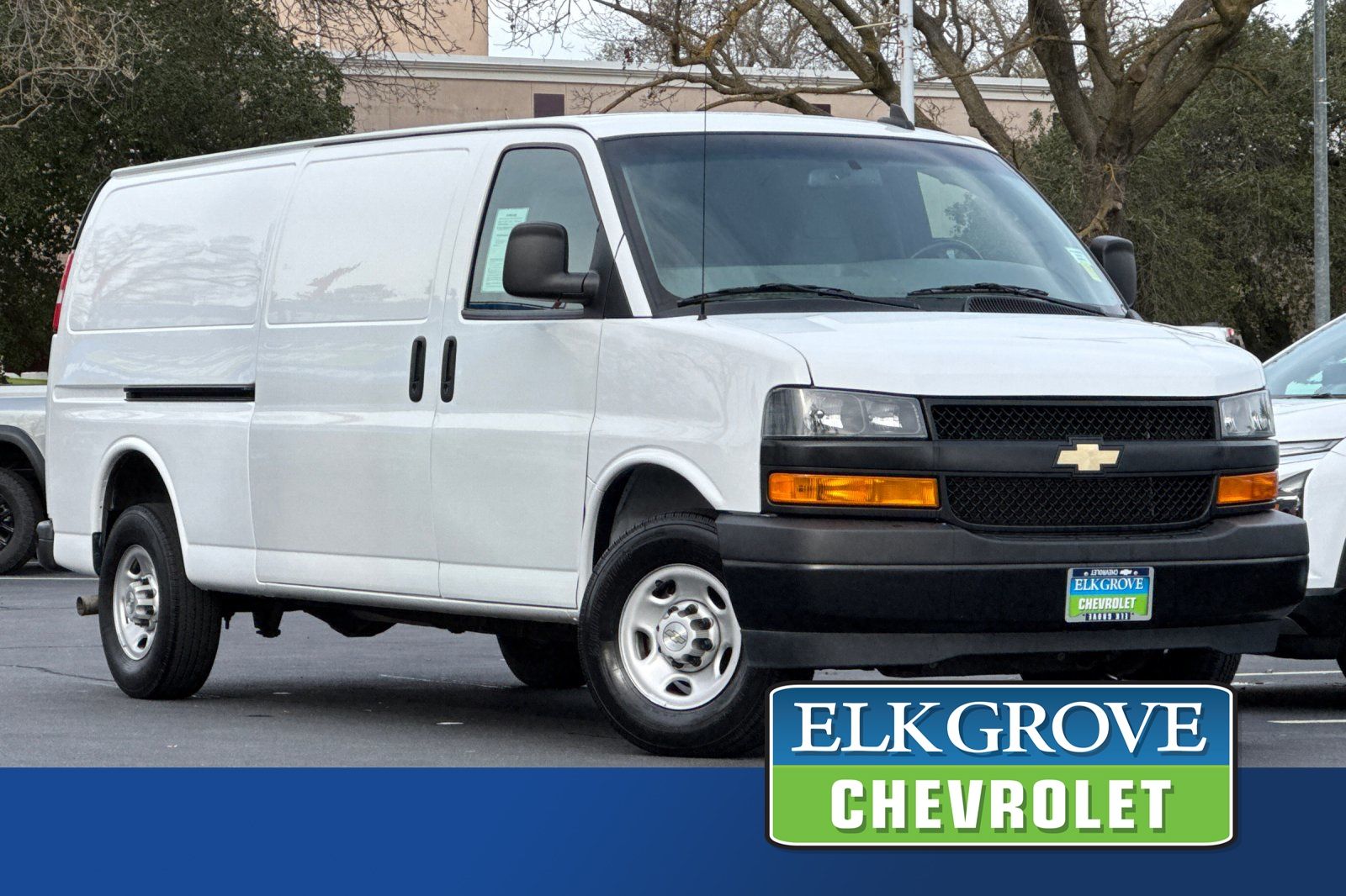Summit White 2023 Chevrolet Express Cargo Van Rear-Wheel Drive 8-Speed Automatic Overdrive