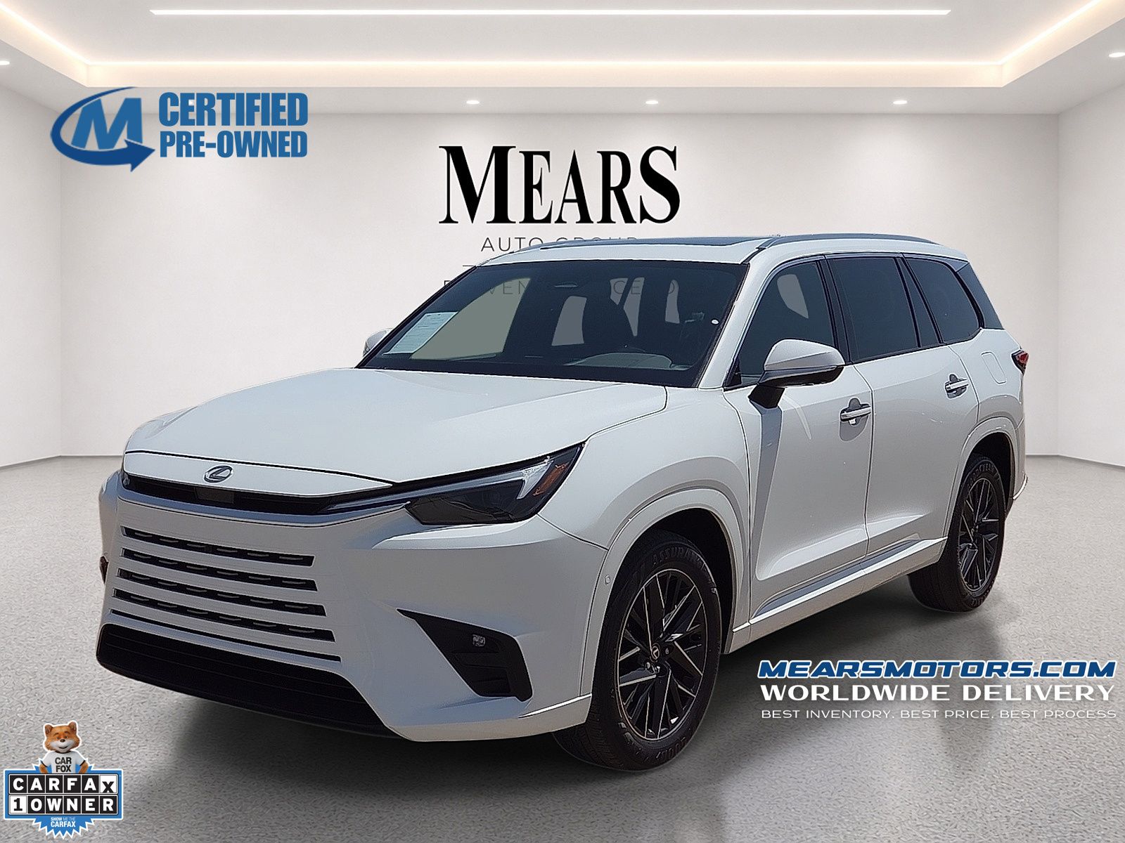 White (Wind Chill Pearl) 2024 Lexus TX SUV / Crossover All-Wheel Drive 8-Speed Automatic