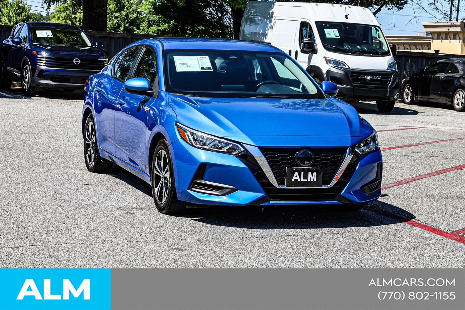 Used 2023 Blue Nissan SV image 6