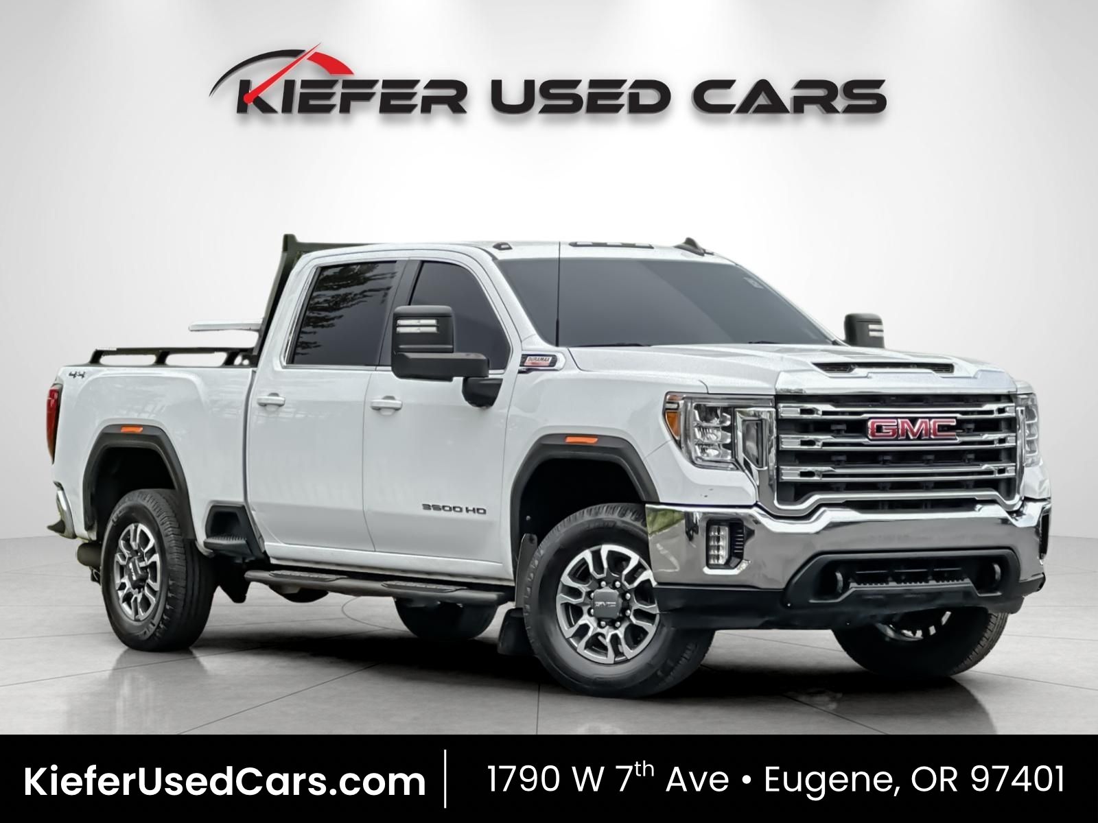 Summit White 2022 GMC Sierra 3500HD Pickup Truck Four-Wheel Drive Automatic