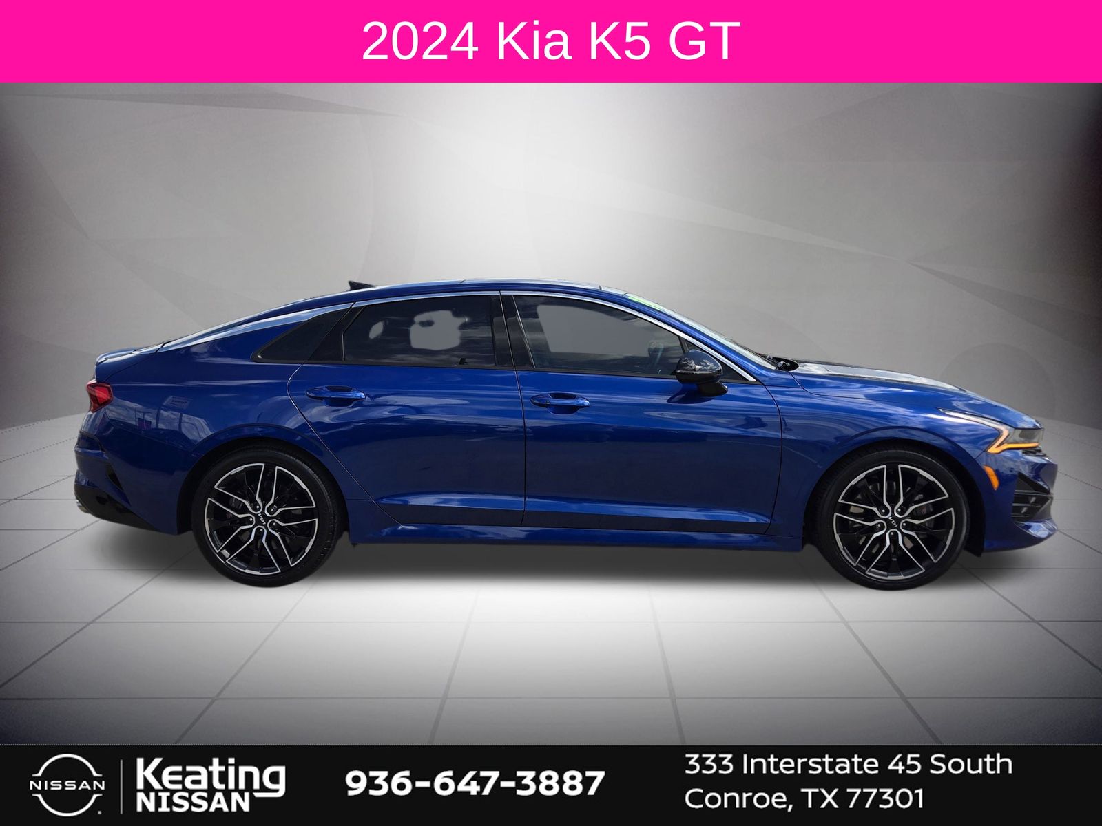 2024 Kia K5 GT Blue at Joe Myers Mazda Kia