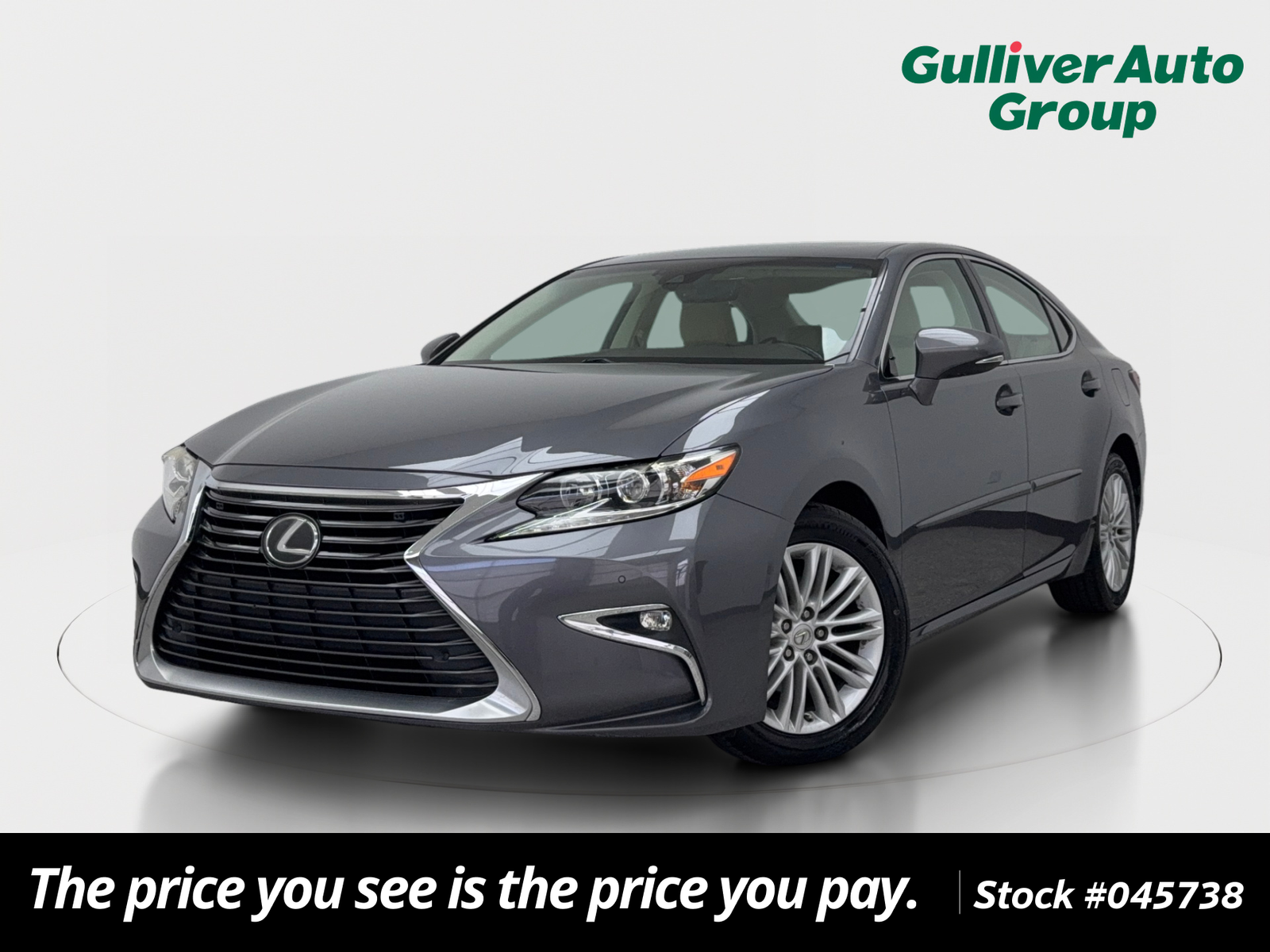 Gray Pearl 2017 Lexus ES Sedan Front-Wheel Drive 6-Speed Automatic