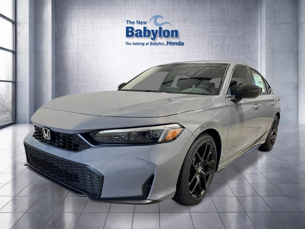 Urban Gray Pearl 2026 Honda Civic Hatchback Hatchback Front-Wheel Drive Continuously Variable Transmission