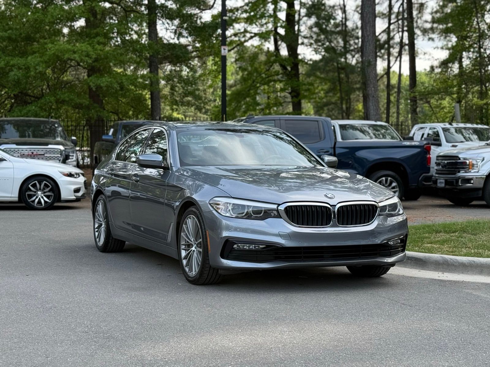 Bluestone Metallic 2018 BMW 5 Series 530i Sedan RWD Sedan Rear-Wheel Drive 8-Speed Automatic