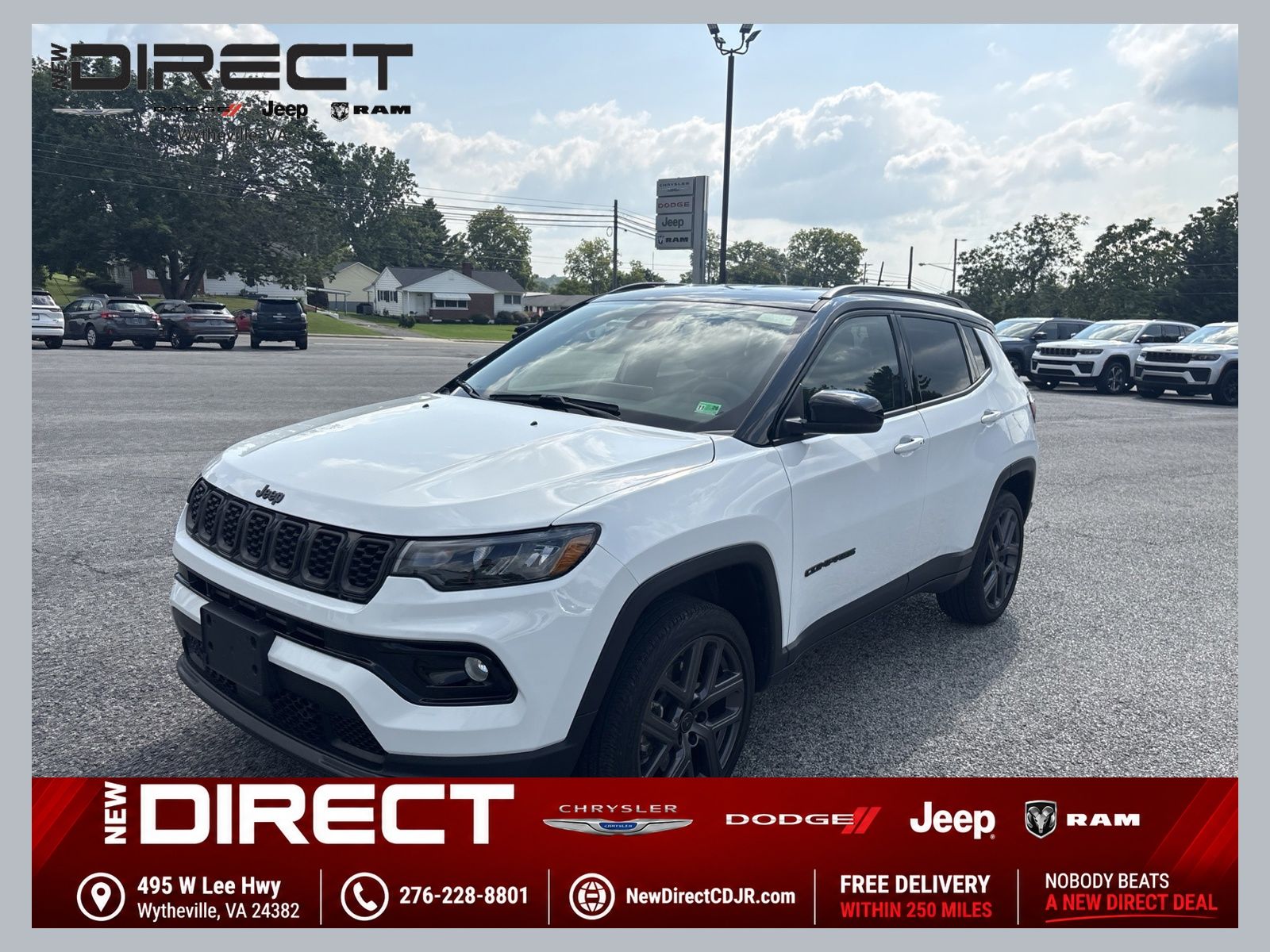 Bright White Clearcoat 2026 Jeep Compass SUV / Crossover Four-Wheel Drive 8-Speed Automatic