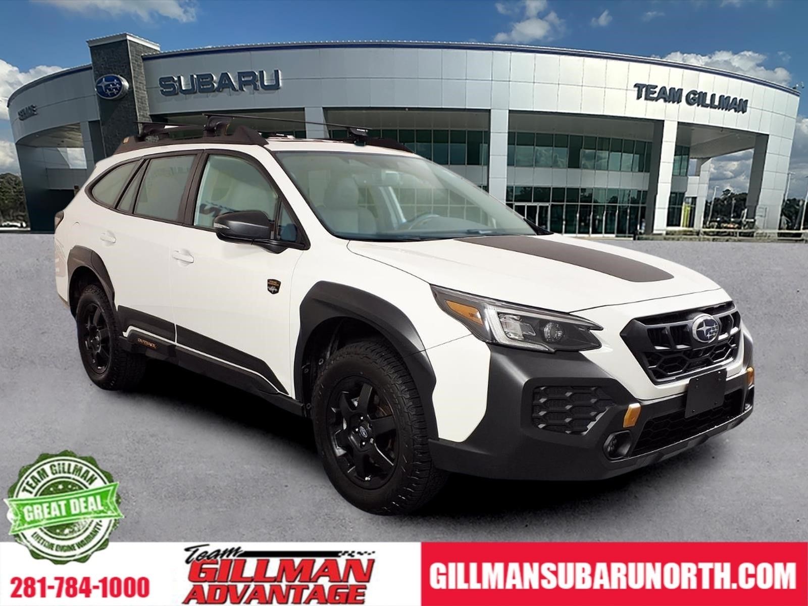 Crystal White Pearl 2024 Subaru Outback Wilderness AWD SUV / Crossover All-Wheel Drive Continuously Variable Transmission