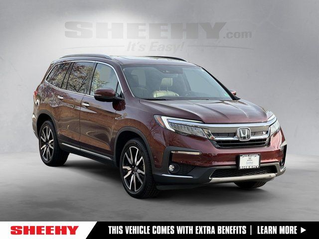 Red (Deep Scarlet Pearl) 2022 Honda Pilot Elite AWD SUV / Crossover All-Wheel Drive 9-Speed Automatic