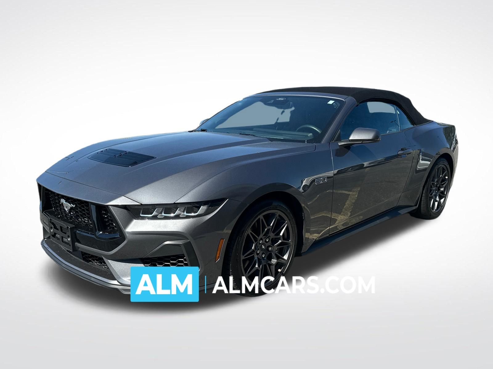 Gray 2024 Ford Mustang Convertible Rear-Wheel Drive