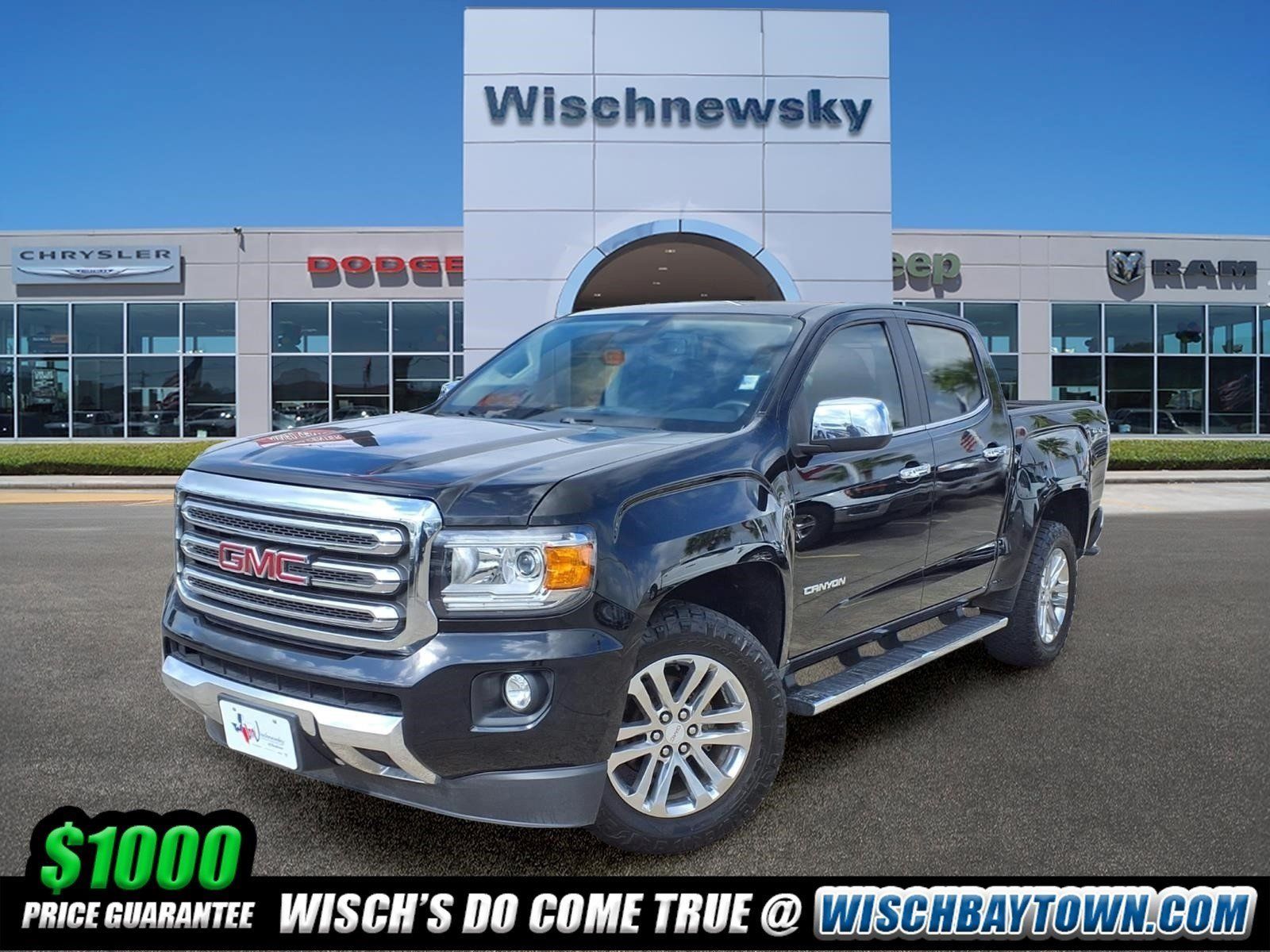2016 GMC Canyon SLT Black at Victoria Chrysler Dodge Jeep Ram