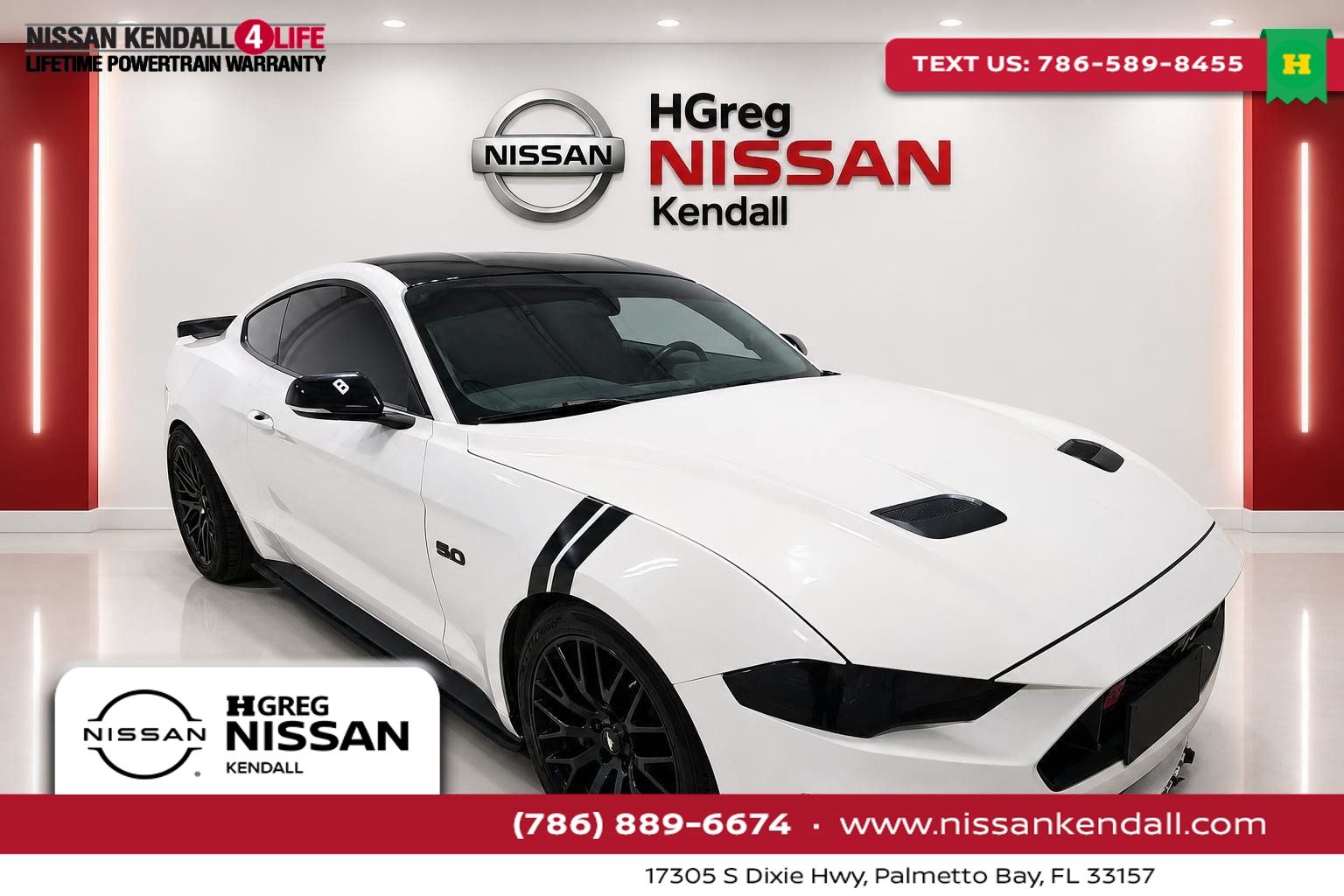 Oxford White 2019 Ford Mustang Coupe Rear-Wheel Drive 6-Speed Manual