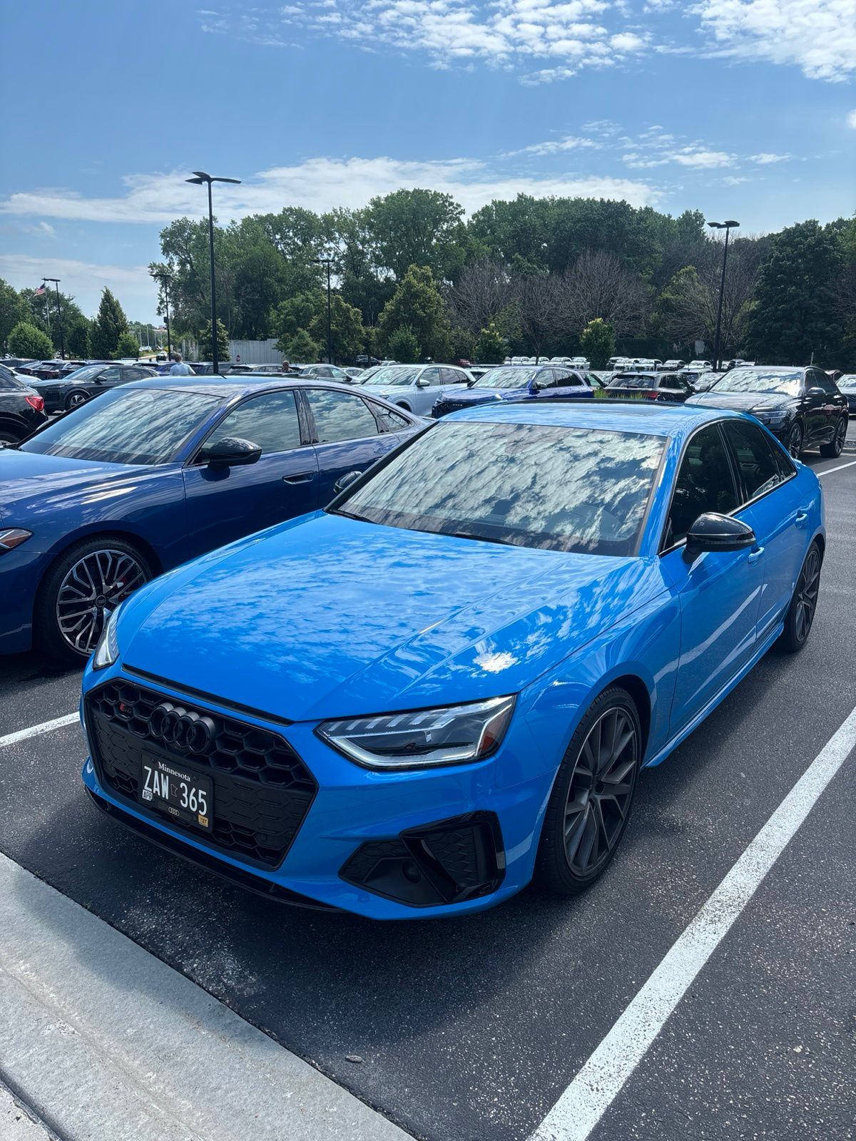 Turbo Blue 2022 Audi S4 Sedan All-Wheel Drive 8-Speed Automatic