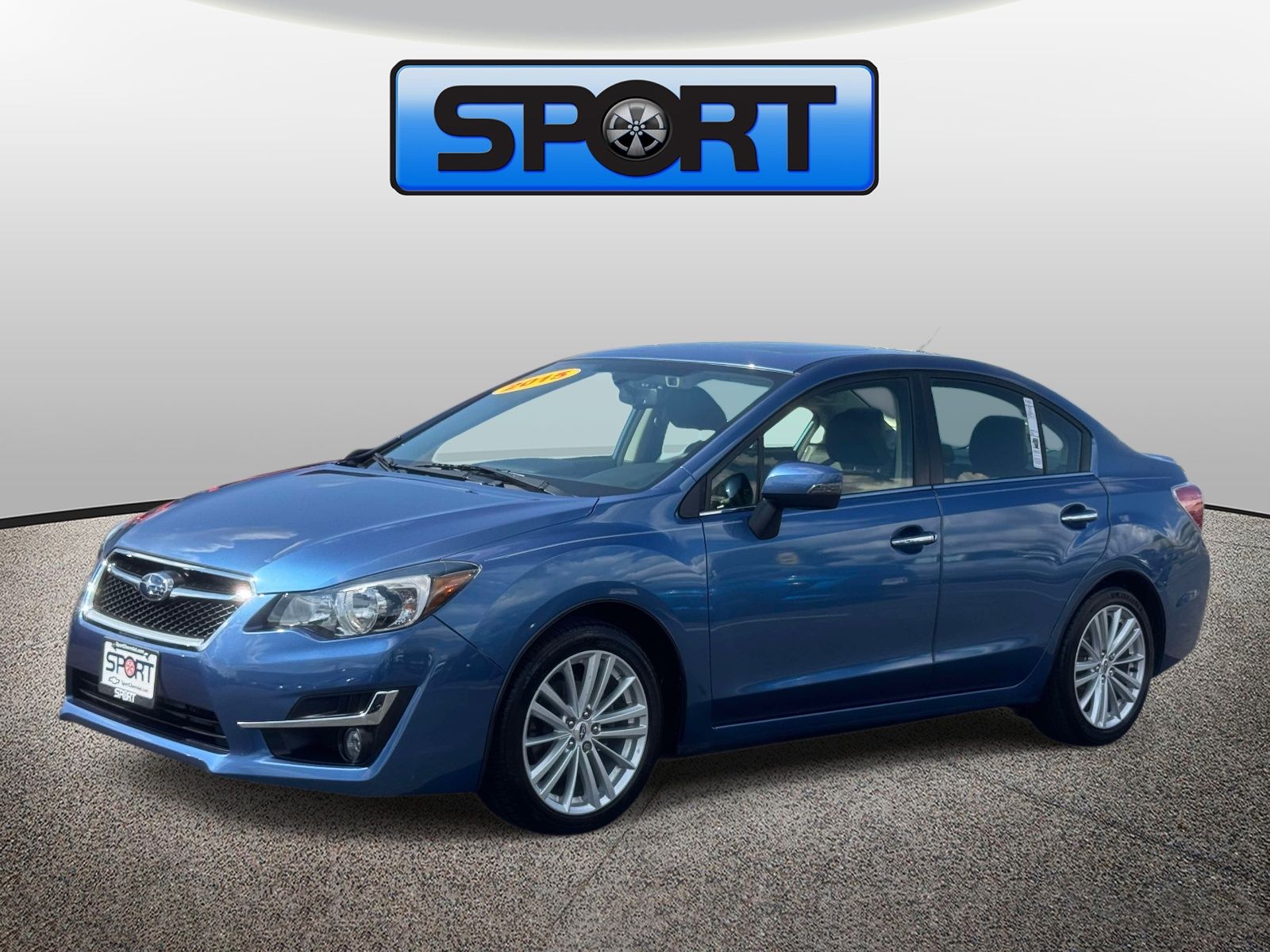 Quartz Blue Pearl 2015 Subaru Impreza Sedan All-Wheel Drive Continuously Variable Transmission