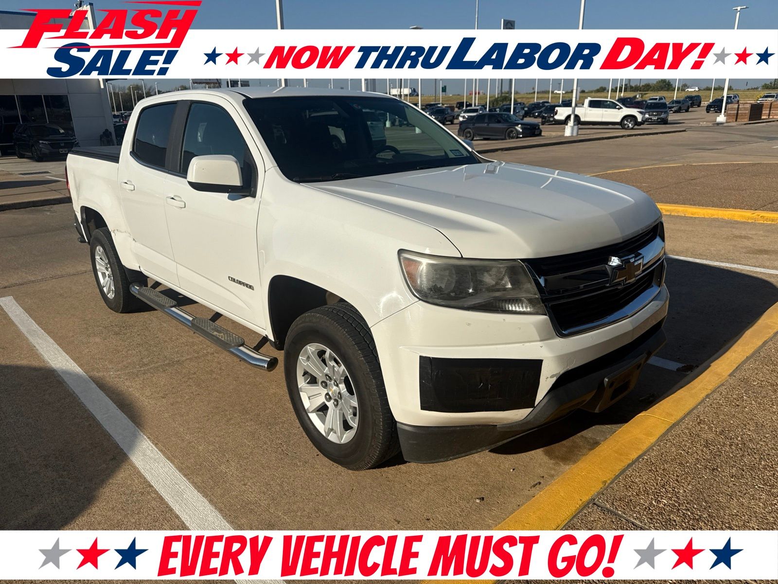 Summit White 2019 Chevrolet Colorado Pickup Truck 4X2 8-Speed Automatic