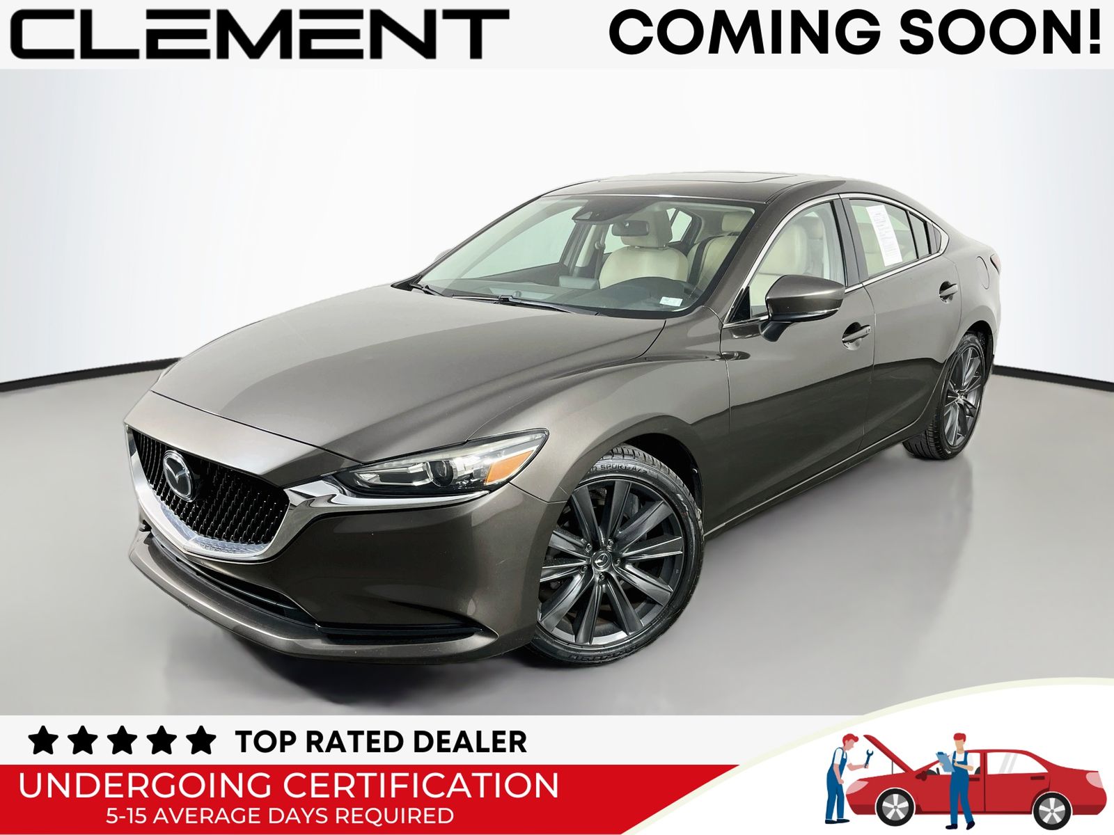Titanium Flash Mica 2018 Mazda MAZDA6 Sedan Front-Wheel Drive 6-Speed Automatic