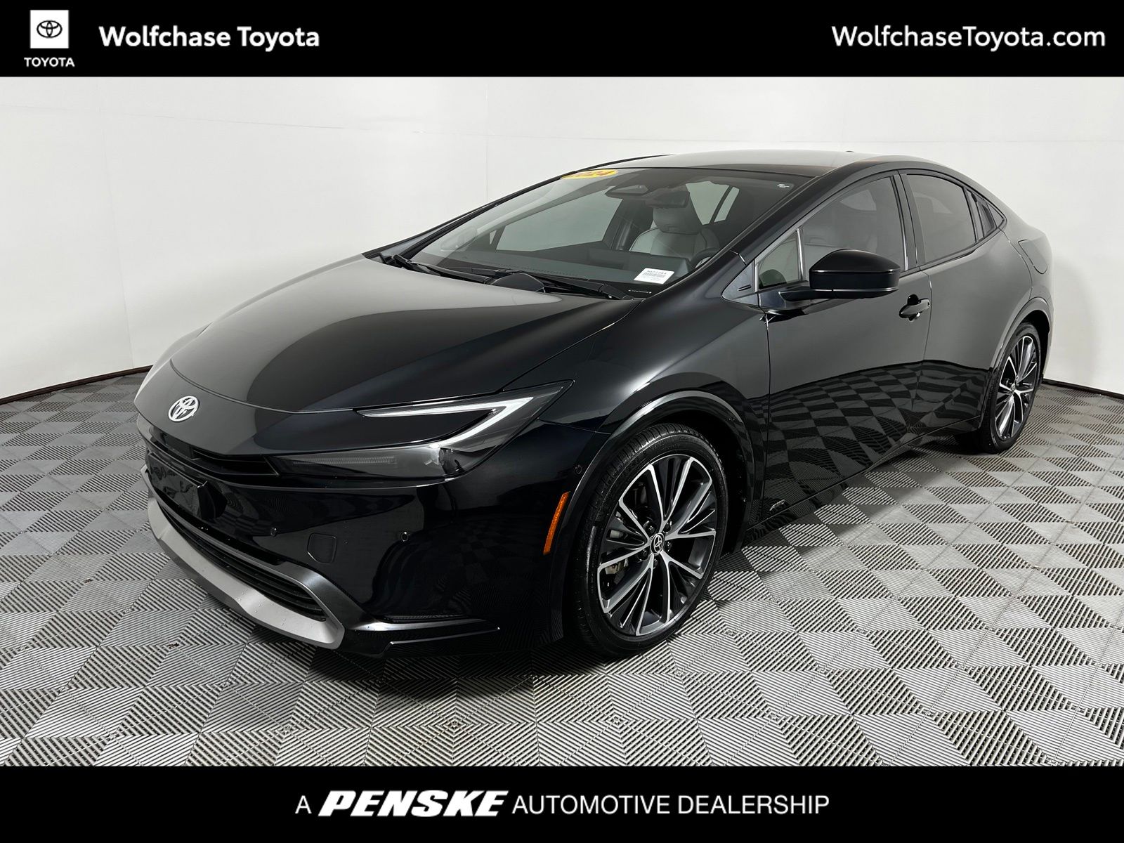 Midnight Black Metallic 2024 Toyota Prius Hatchback All-Wheel Drive Continuously Variable Transmission