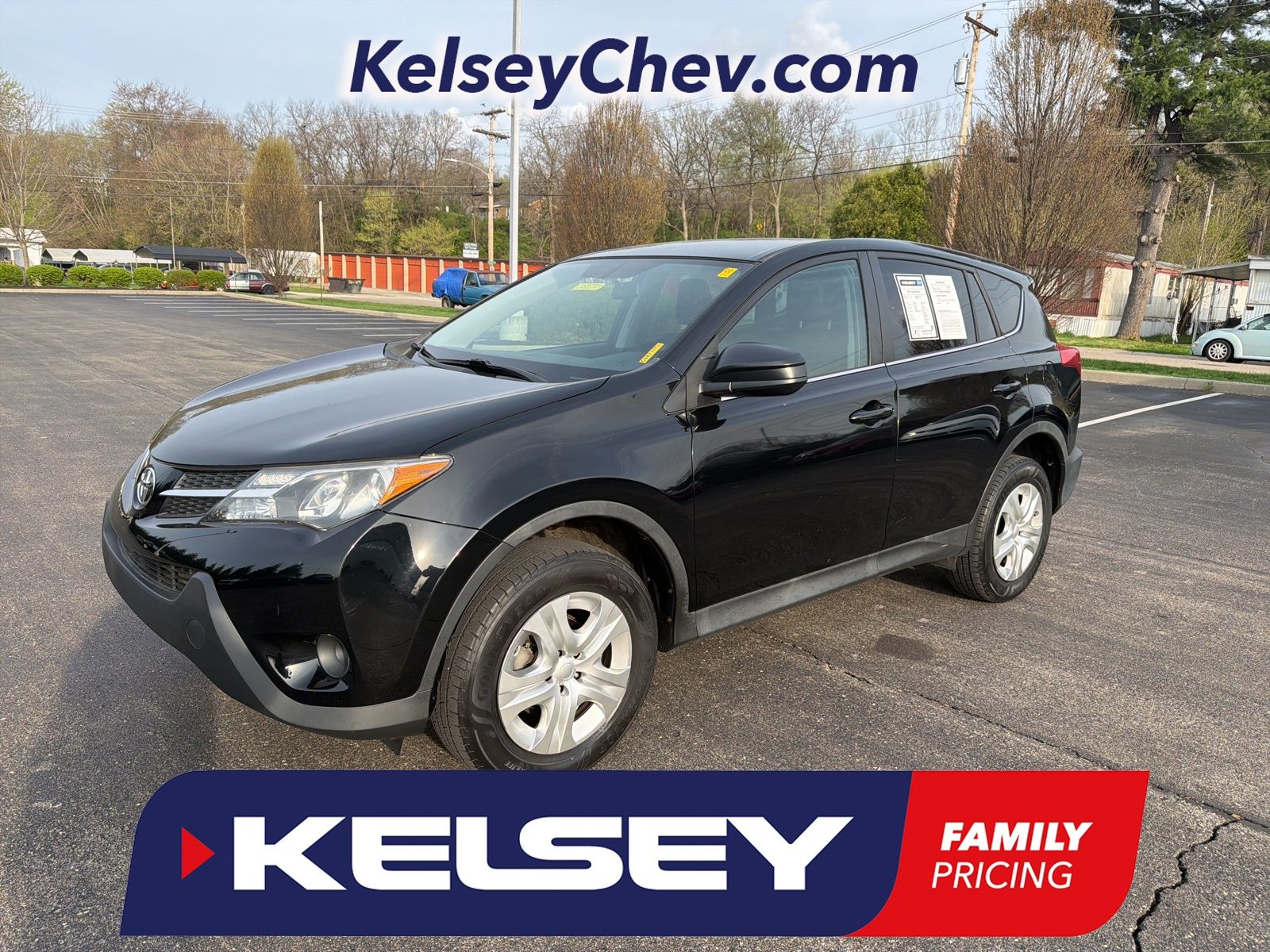 Black 2015 Toyota RAV4 LE AWD SUV / Crossover All-Wheel Drive 6-Speed Automatic