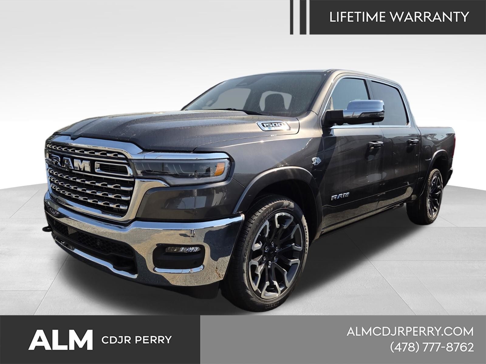 Gray (Granite Crystal Metallic Clearcoat) 2026 RAM 1500 Limited Crew Cab 4WD Pickup Truck Four-Wheel Drive 8-Speed Automatic