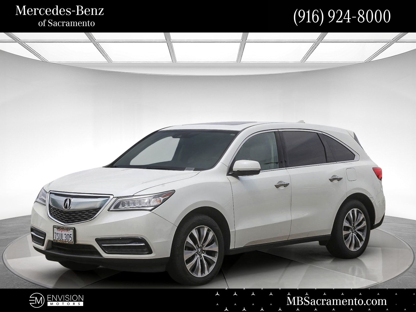 White Diamond Pearl 2016 Acura MDX FWD with Technology Package SUV / Crossover Front-Wheel Drive 9-Speed Automatic