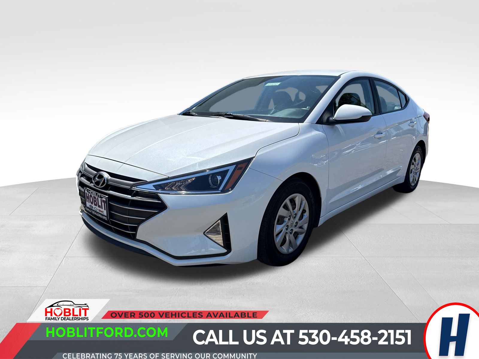 Quartz White Pearl 2020 Hyundai Elantra Sedan Front-Wheel Drive Continuously Variable Transmission