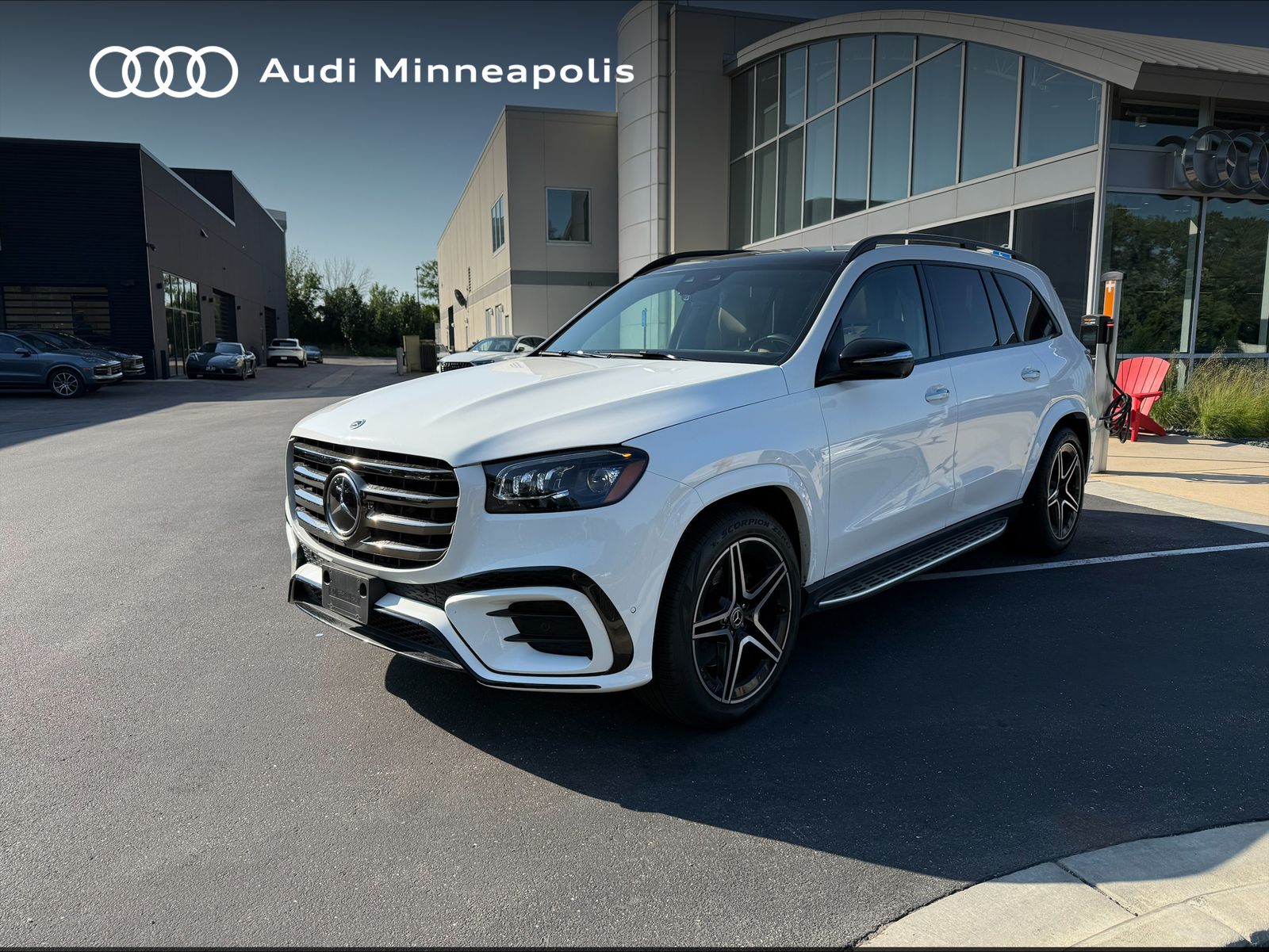 Polar White 2024 Mercedes-Benz GLS SUV / Crossover All-Wheel Drive 9-Speed Automatic