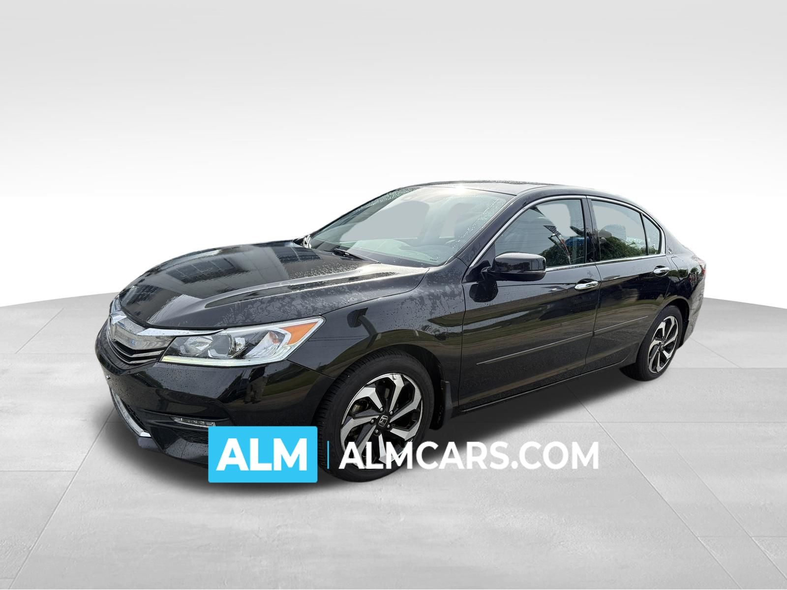 Crystal Black Pearl 2017 Honda Accord V6 EX-L FWD with Navigation and Honda Sensing Sedan Front-Wheel Drive 6-Speed Automatic