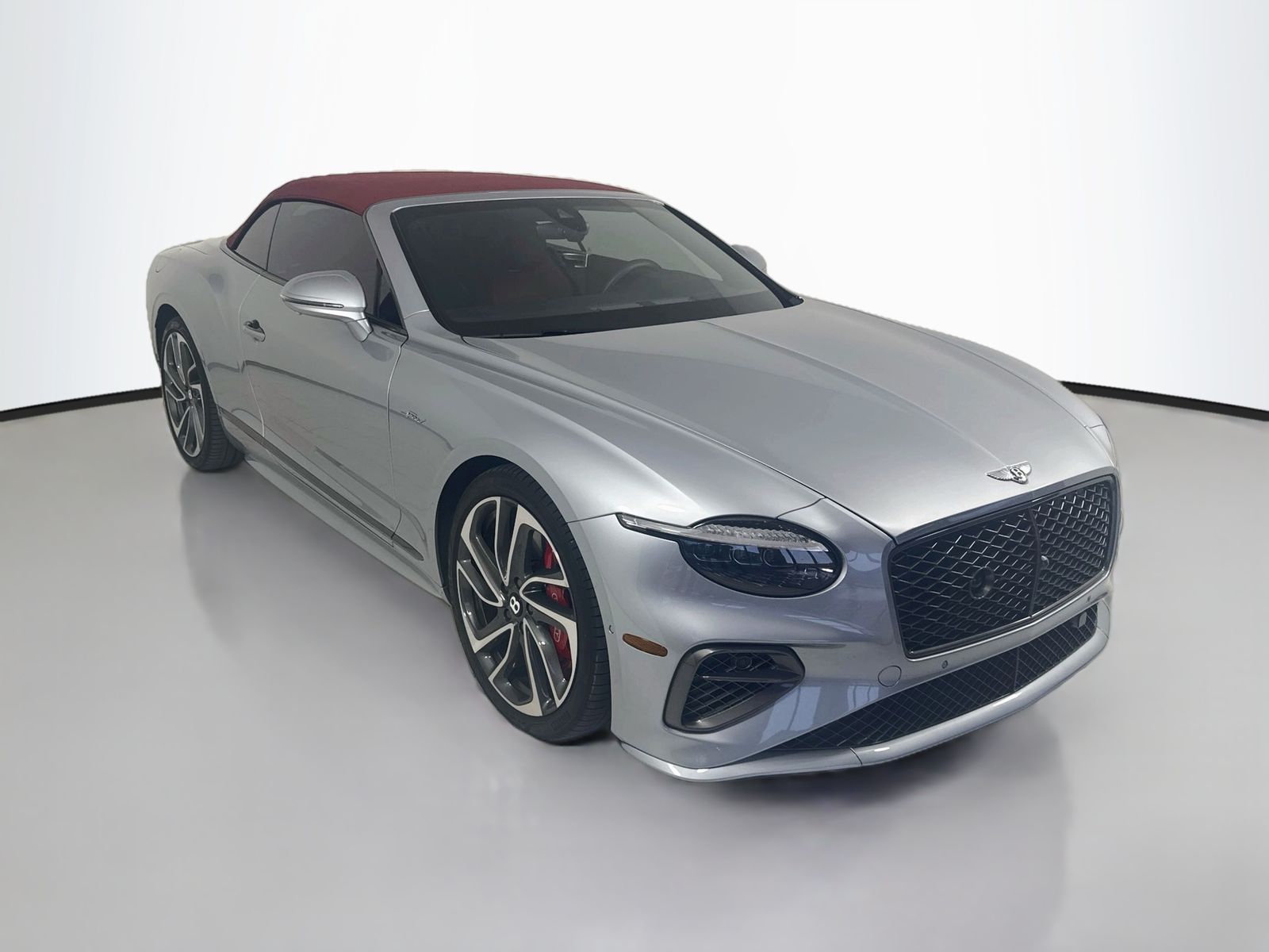 Silver Frost by Mulliner 2025 Bentley Continental GTC Convertible All-Wheel Drive 8-Speed Dual Clutch