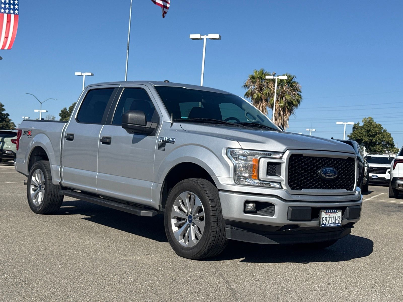 Ingot Silver 2018 Ford F-150 Pickup Truck Four-Wheel Drive Automatic
