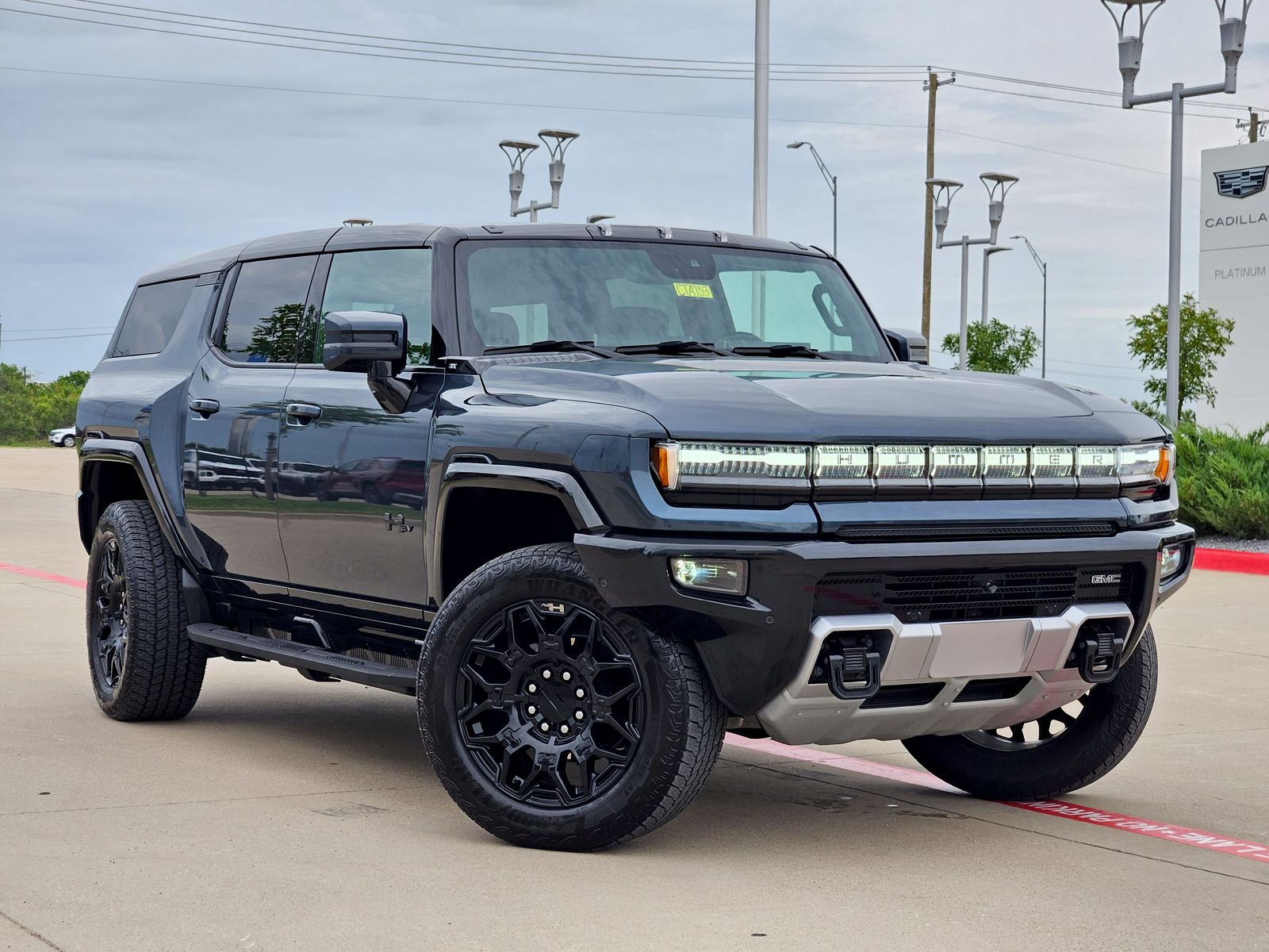 Gray (Graphite Blue Metallic) 2025 GMC Hummer EV SUV SUV / Crossover All-Wheel Drive 1-Speed Automatic