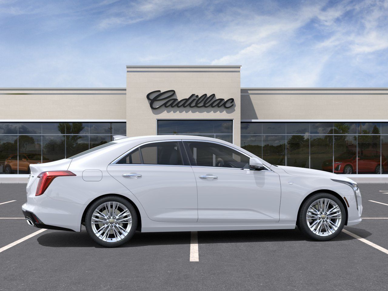 2026 Cadillac CT4 Premium Luxury White at Ross Downing Buick GMC