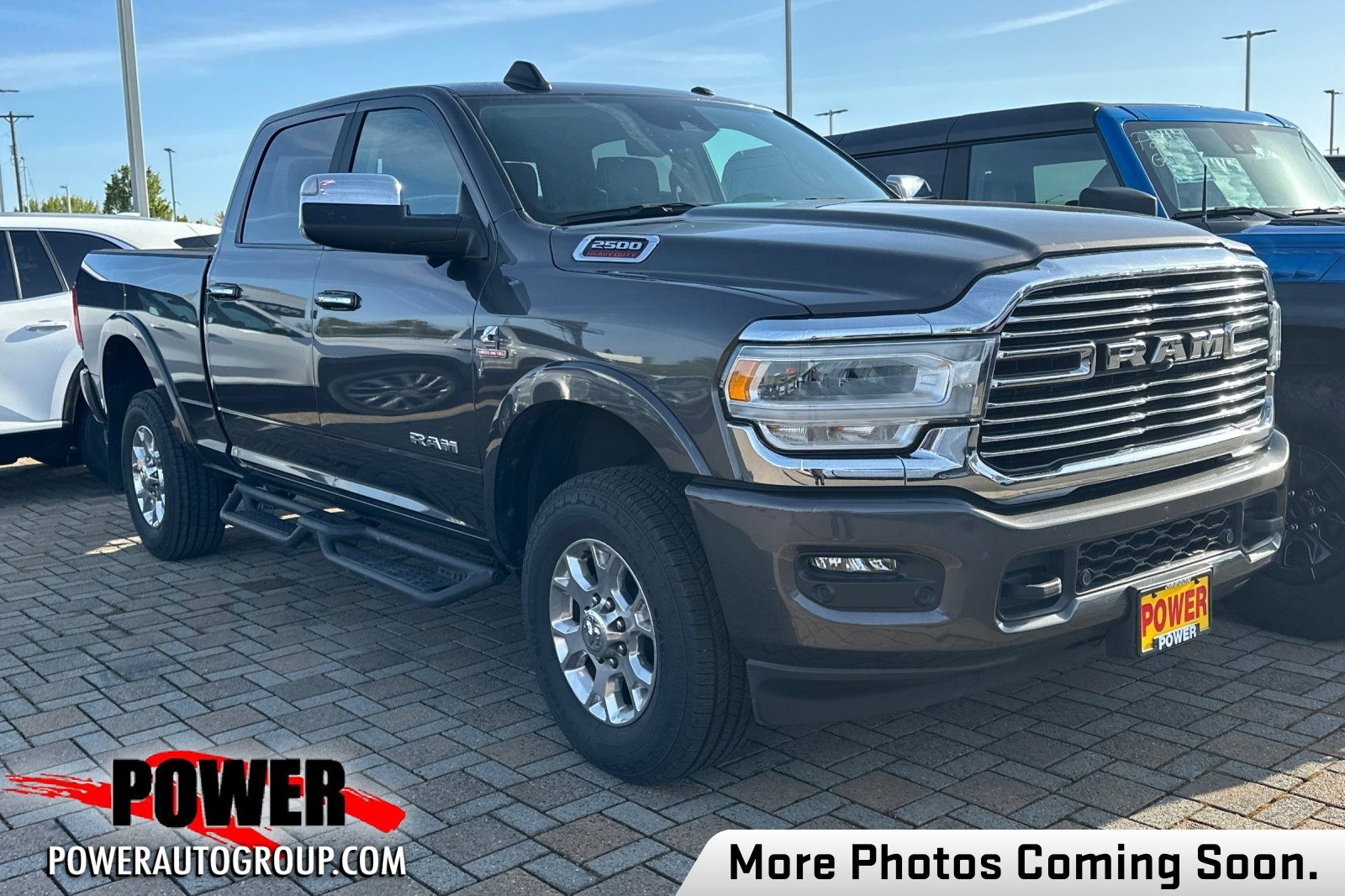 Crystal Metallic 2022 RAM 2500 Laramie Crew Cab 4WD Pickup Truck Four-Wheel Drive 6-Speed Automatic