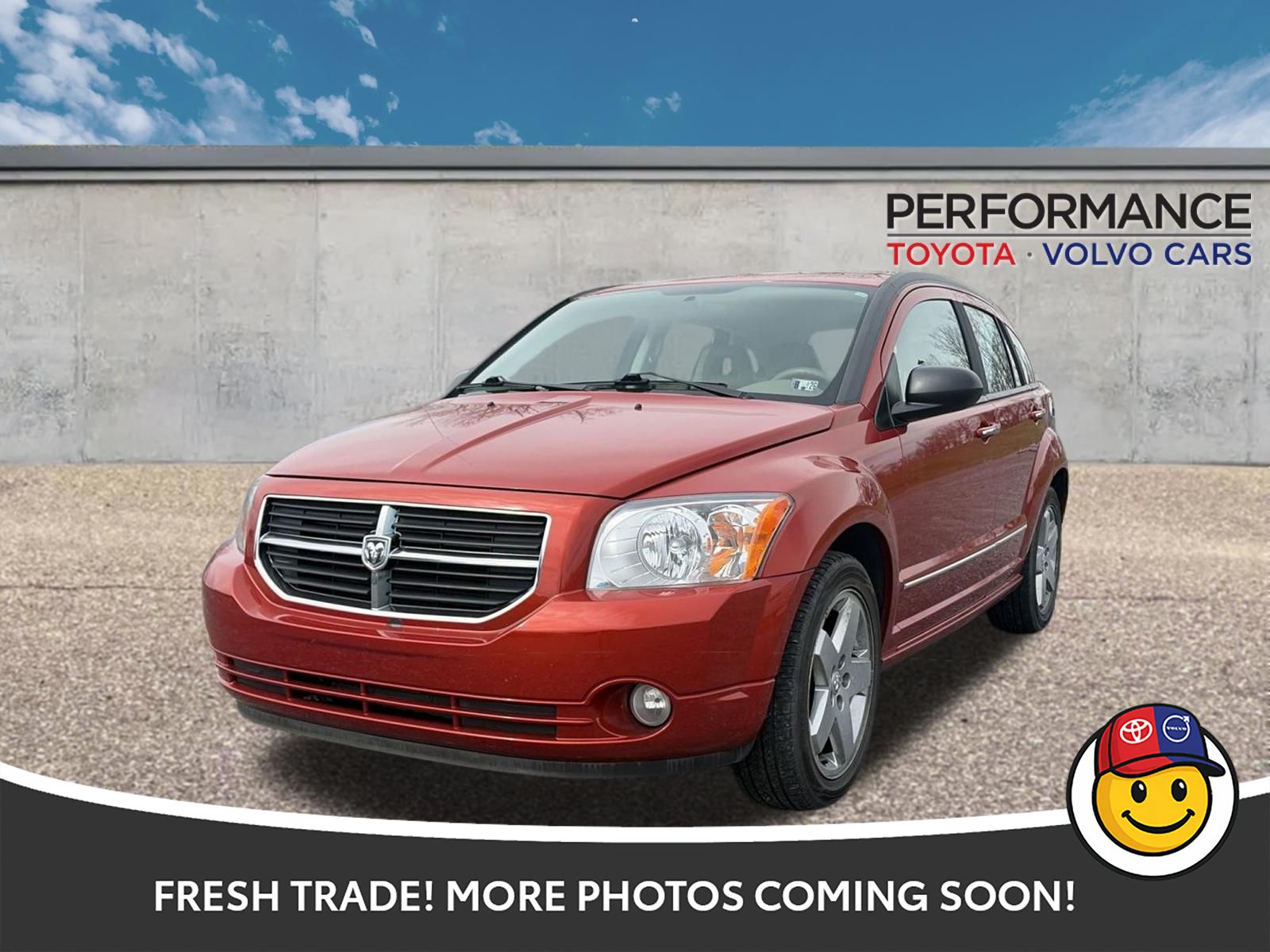 Sunburst Orange Pearlcoat 2007 Dodge Caliber R/T AWD Hatchback All-Wheel Drive Continuously Variable Transmission