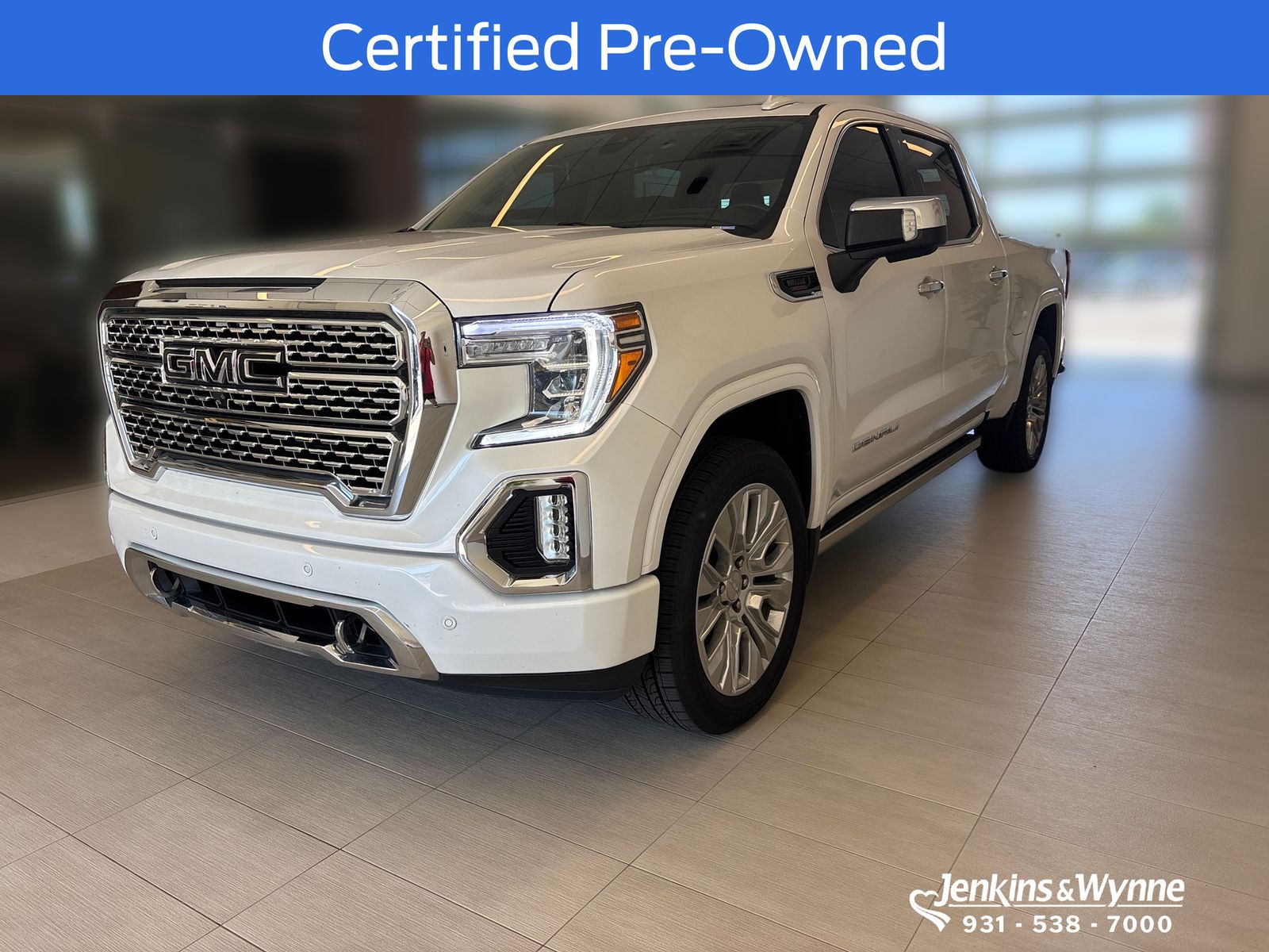 White Frost Tricoat 2021 GMC Sierra 1500 Pickup Truck Four-Wheel Drive Automatic