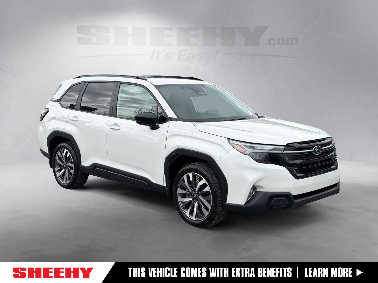 Crystal White Pearl 2026 Subaru Forester Touring Crossover AWD SUV / Crossover All-Wheel Drive Continuously Variable Transmission