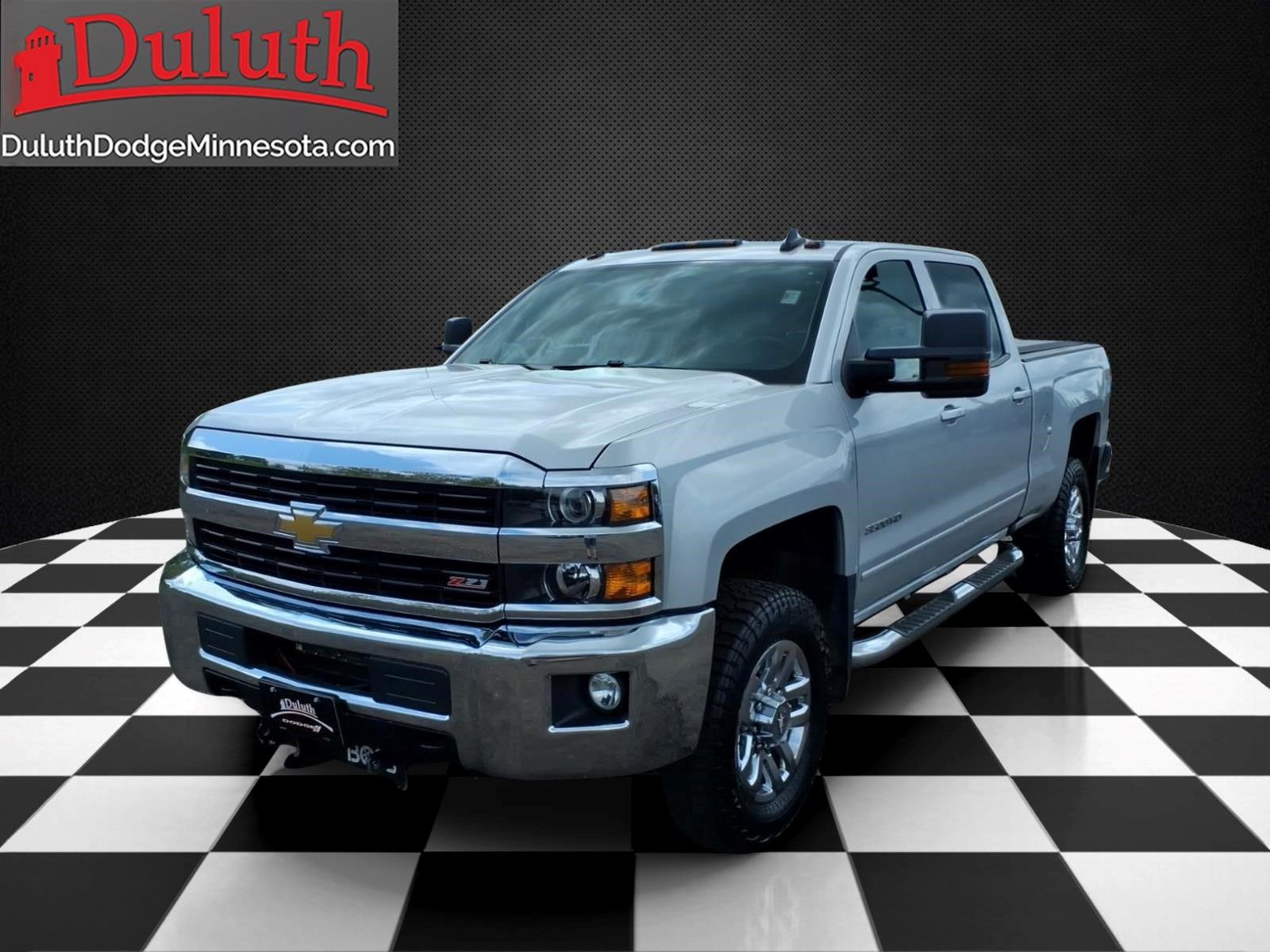 Silver Ice Metallic 2016 Chevrolet Silverado 3500HD Pickup Truck Four-Wheel Drive 6-Speed Automatic Overdrive