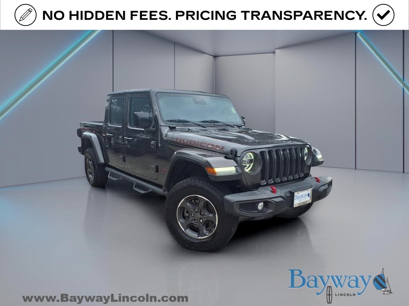 Gray (Granite Crystal Metallic Clearcoat) 2021 Jeep Gladiator Pickup Truck Four-Wheel Drive 8-Speed Automatic
