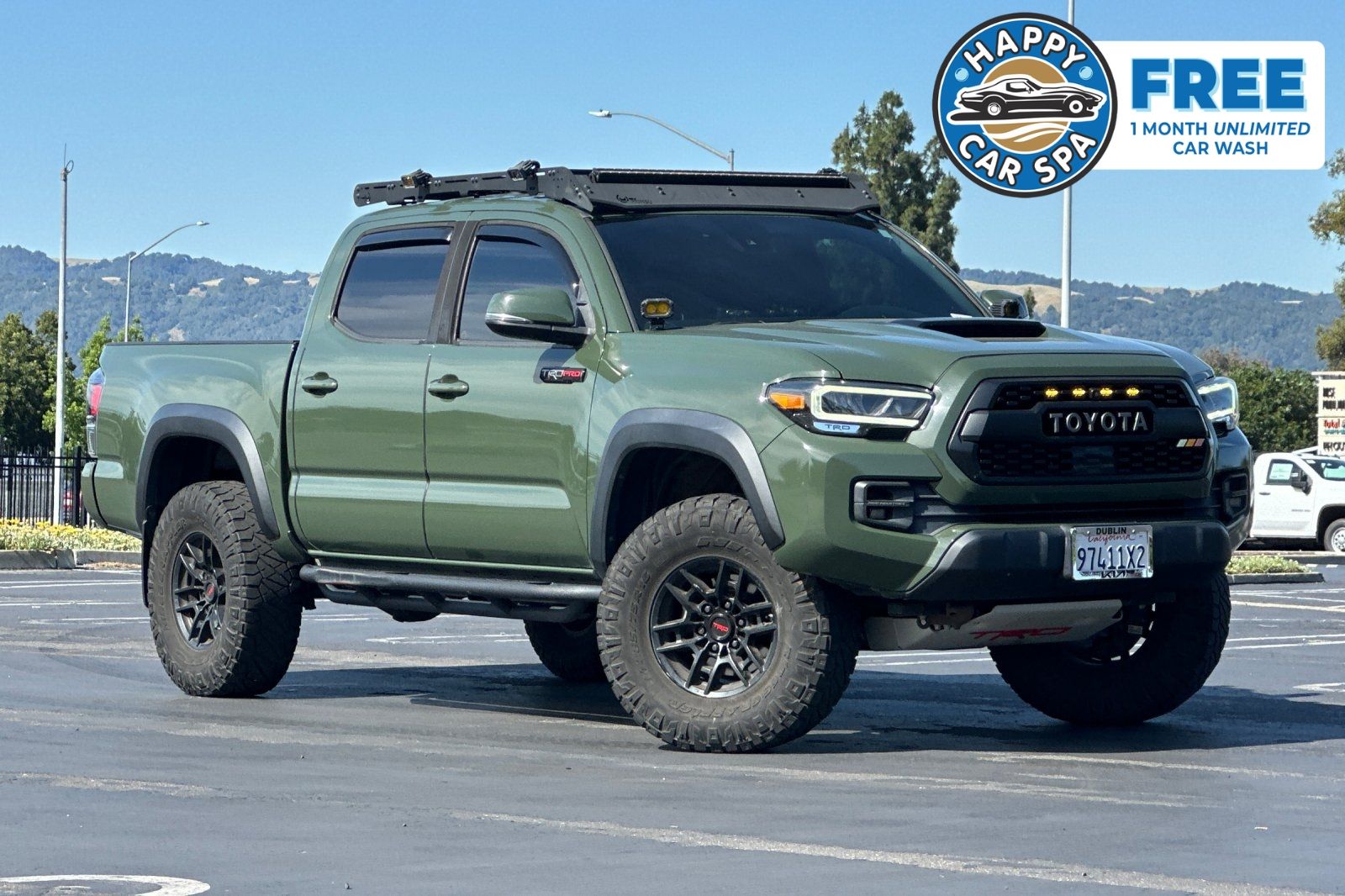 Army Green 2020 Toyota Tacoma TRD Pro Double Cab 4WD Pickup Truck Four-Wheel Drive 6-Speed Automatic