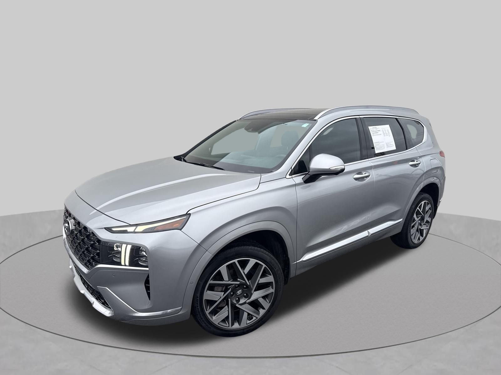 Shimmering Silver 2023 Hyundai Santa Fe SUV / Crossover All-Wheel Drive Automatic