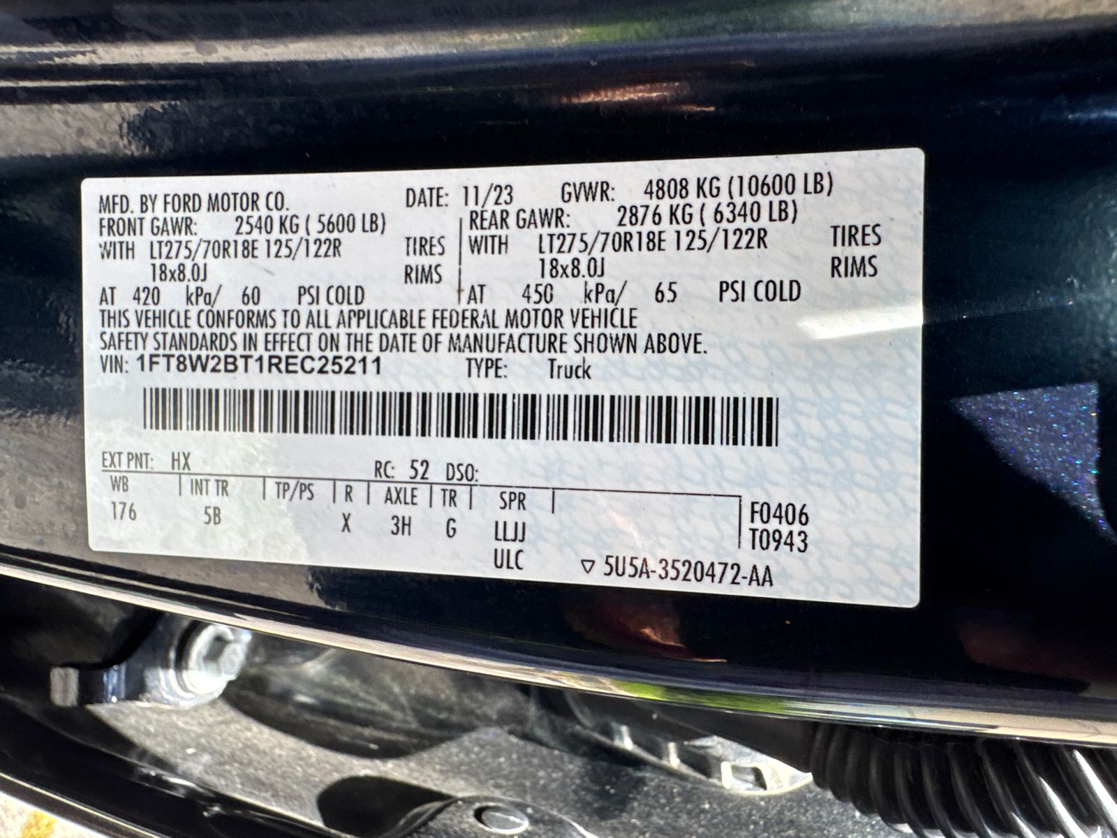 Used 2024 Blue Ford Lariat image 32
