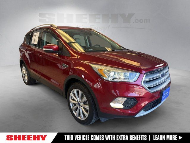 Ruby Red Metallic Tinted Clearcoat 2018 Ford Escape Titanium AWD SUV / Crossover All-Wheel Drive 6-Speed Automatic