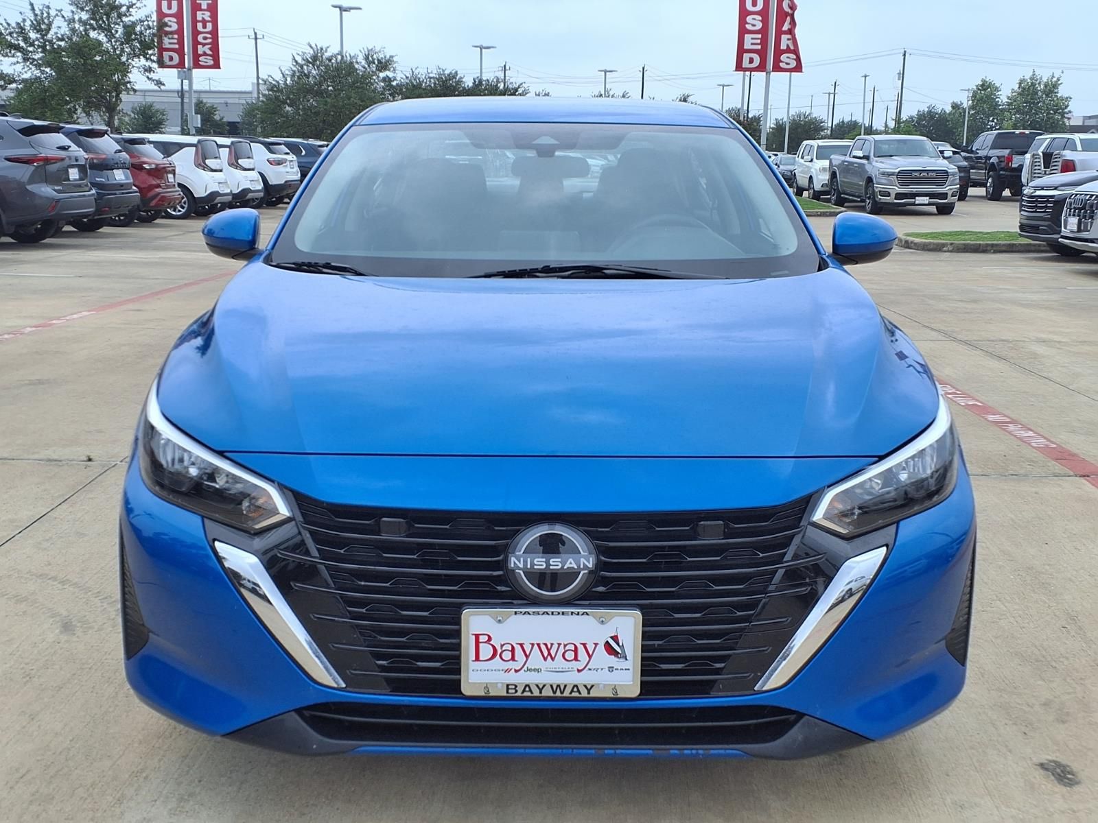 2025 Nissan Sentra SV Blue at Central Houston Nissan