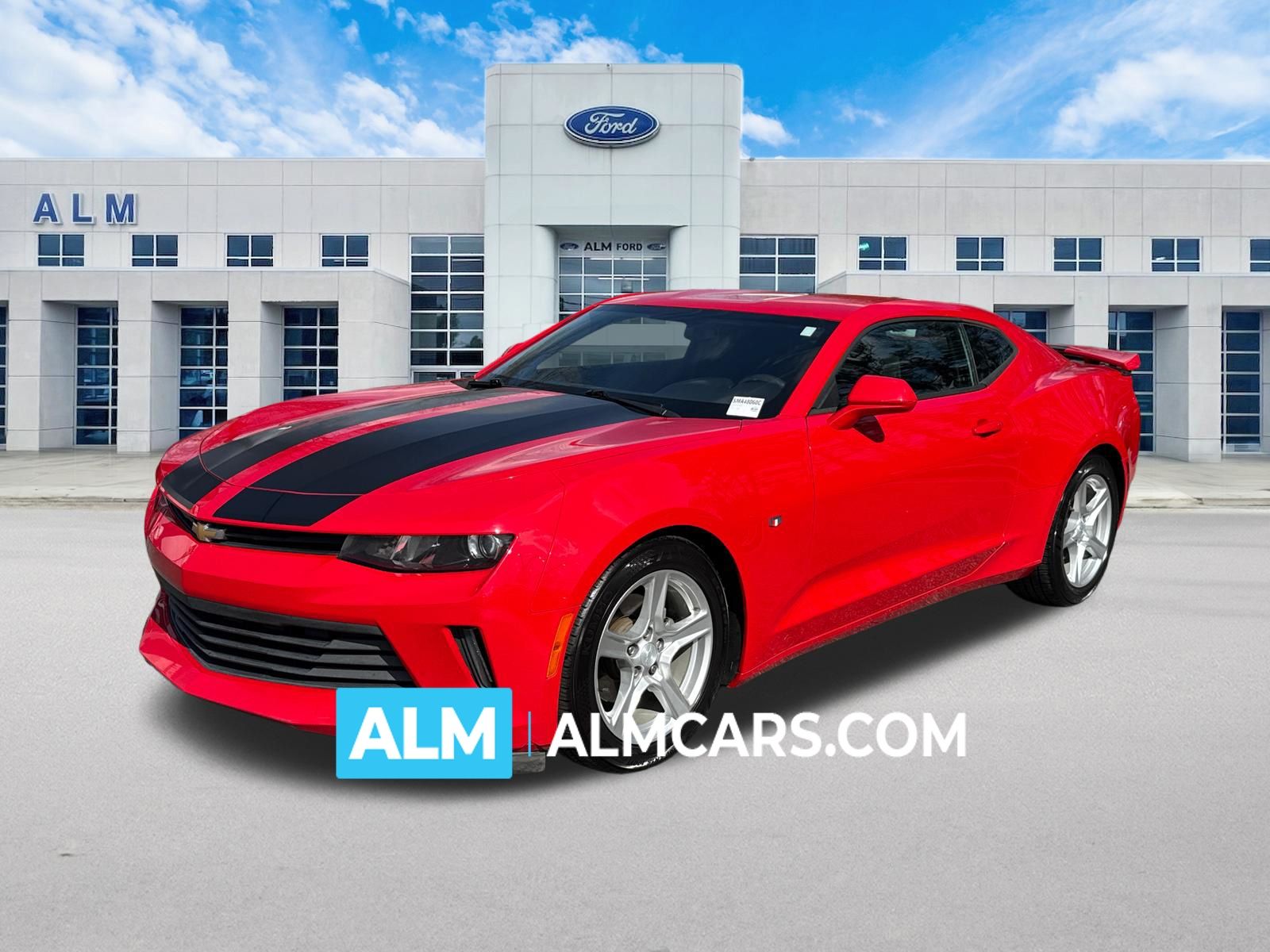 Red Hot 2018 Chevrolet Camaro LS Coupe RWD Coupe Rear-Wheel Drive 6-Speed Manual