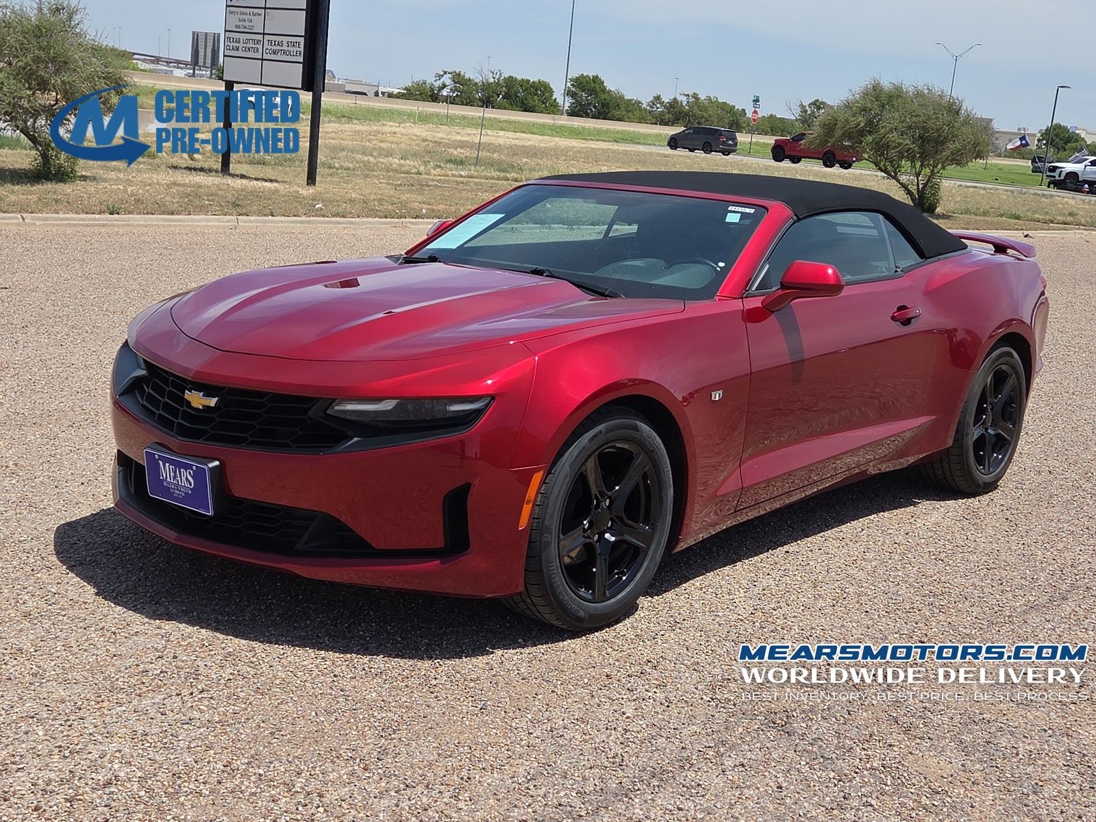 Radiant Red Tintcoat 2023 Chevrolet Camaro Convertible Rear-Wheel Drive Automatic