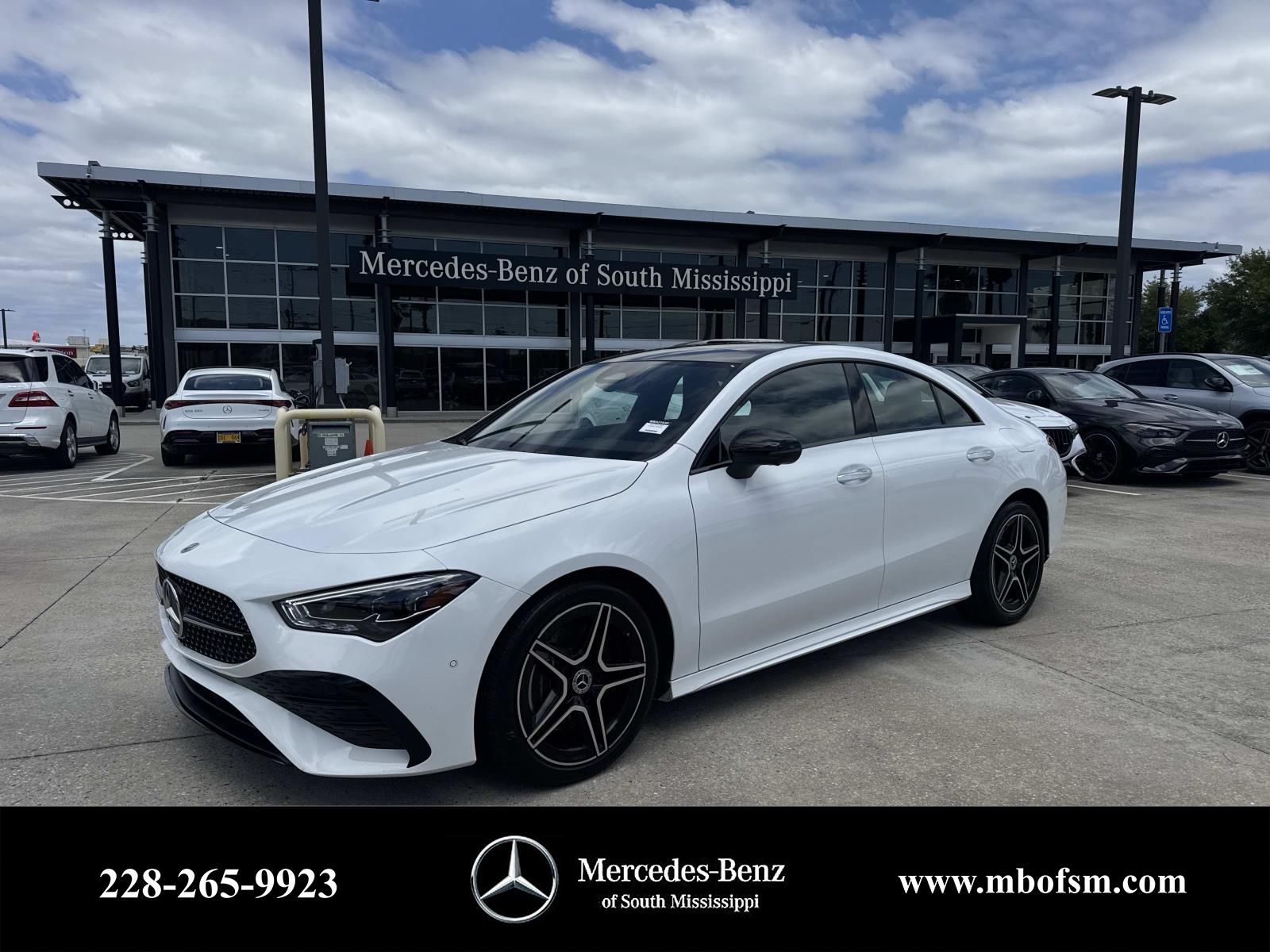 Polar White 2026 Mercedes-Benz CLA 250 4MATIC Coupe All-Wheel Drive 8-Speed Dual Clutch